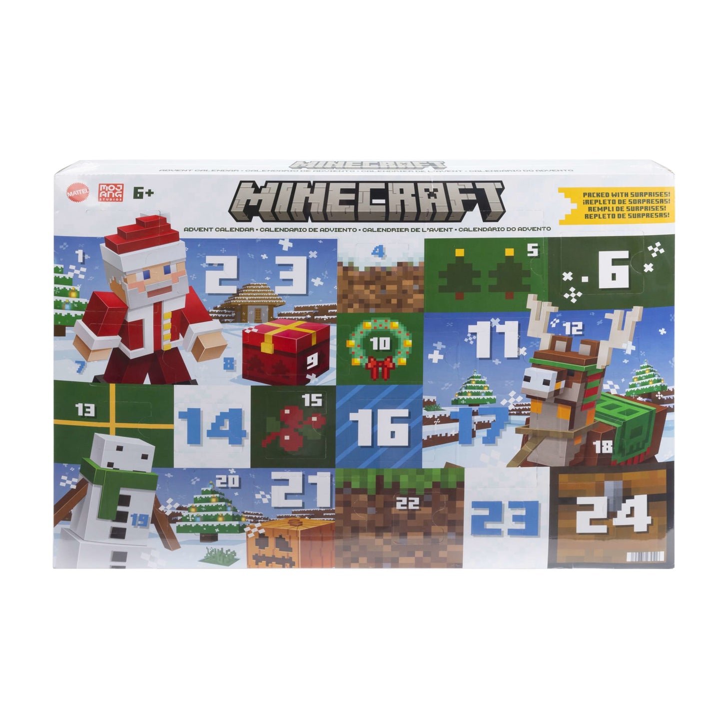 Minecraft-Calendrier de L’Avent-Figurines de 8,25Cm-17Accessoires