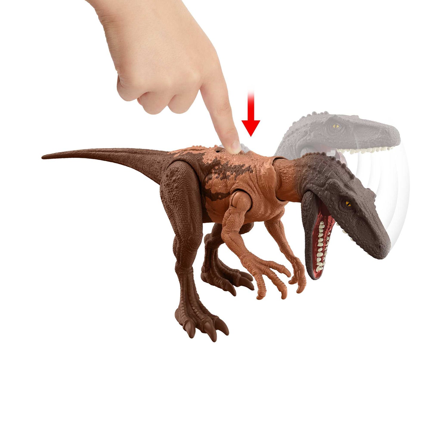 Jurassic World Dinossauro de Brinquedo Mordida de Ataque