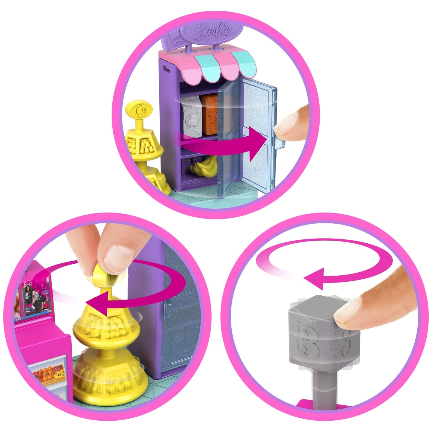 Barbie-Maison de Rêve 4-en-1 Mini Barbieland-Poupées et Accessoires