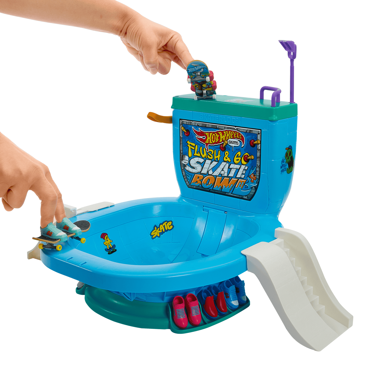 Hotwheels Skate-Tirez La Chasse: C’Est Parti!-Coffret Fingerboard