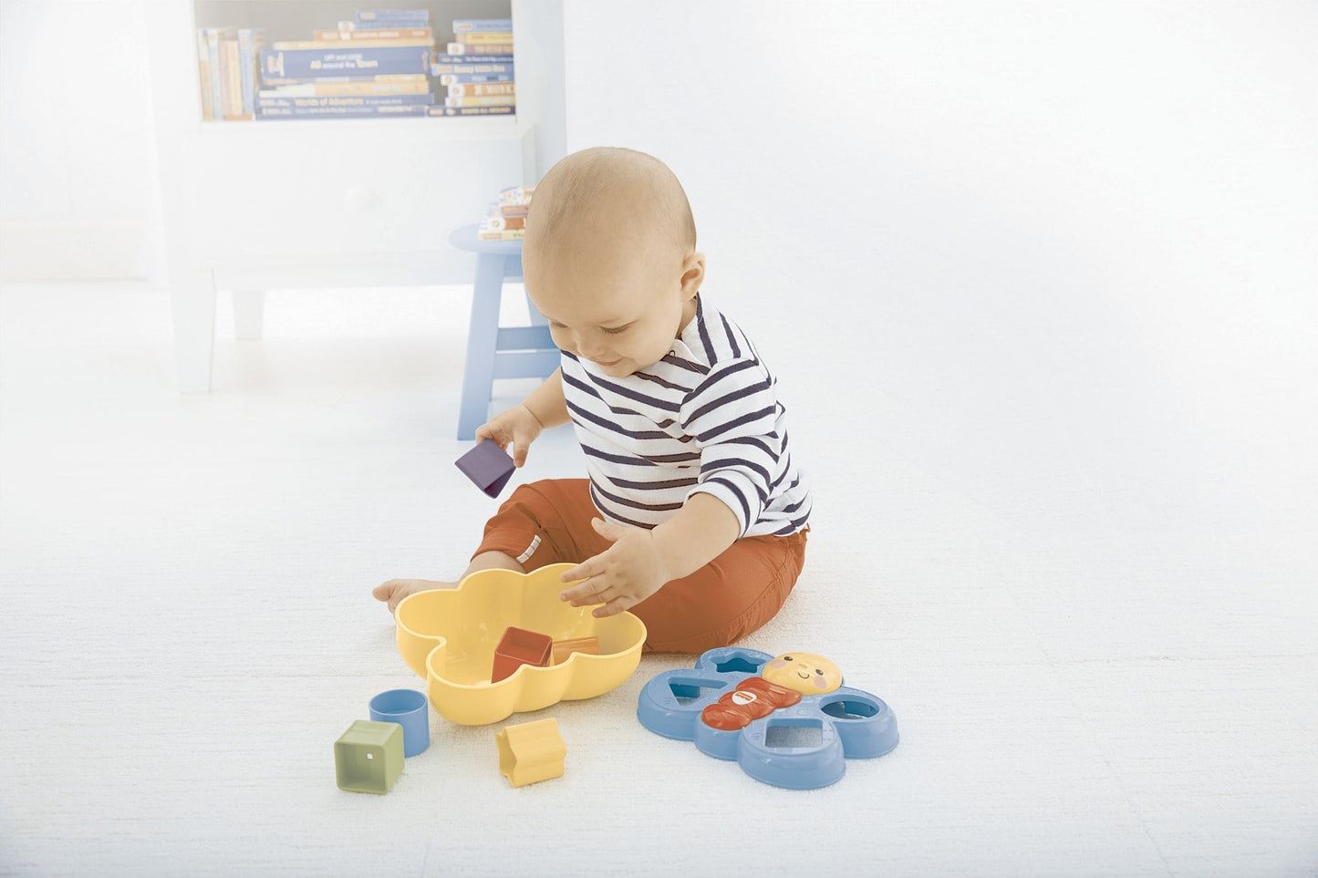 Fisher-Price Juguete para Bebés Mariposa De Bloques Divertidos