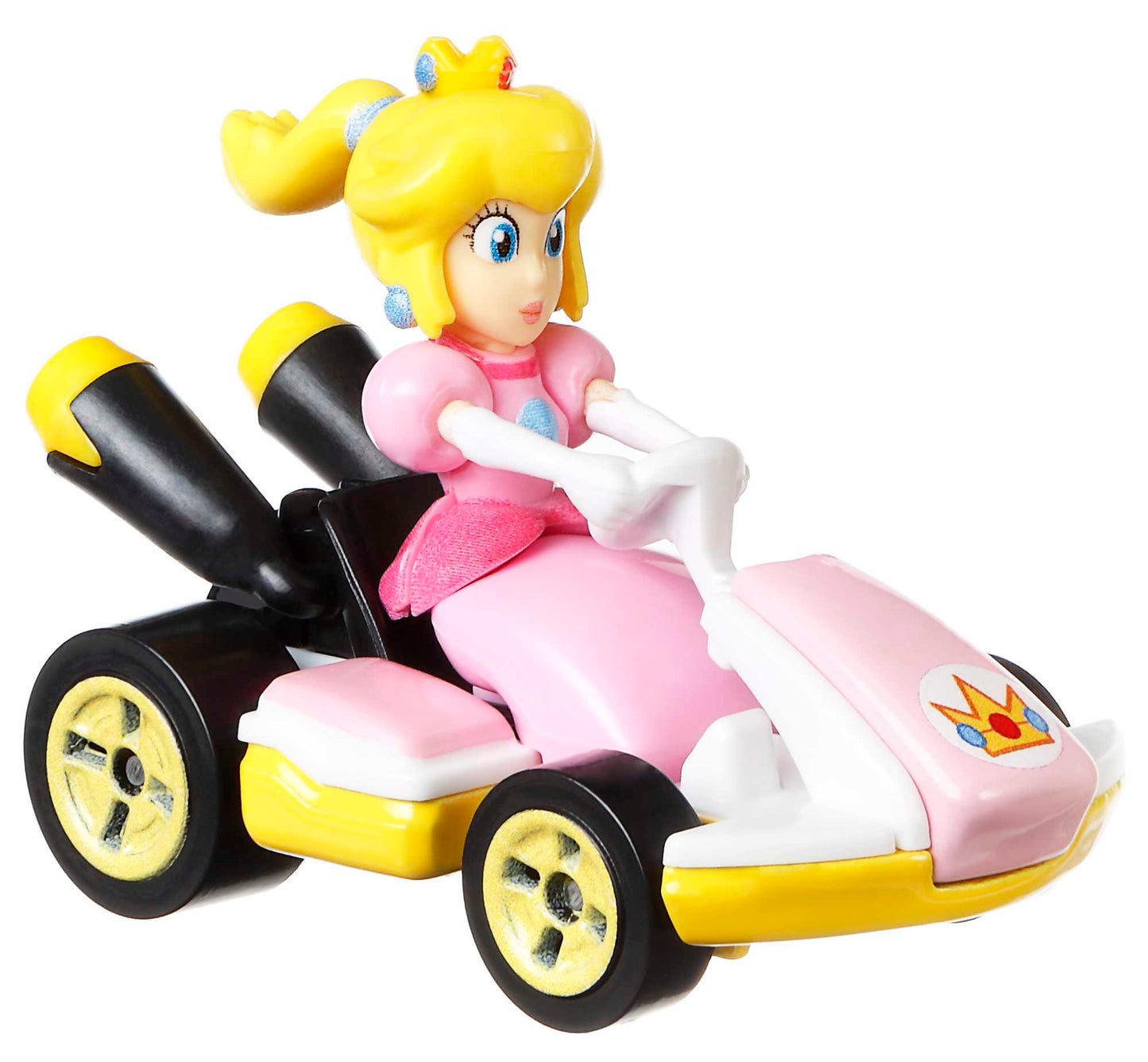 Hot Wheels Mario Kart Vehículo de Juguete Princesa Peach Estándar Kart