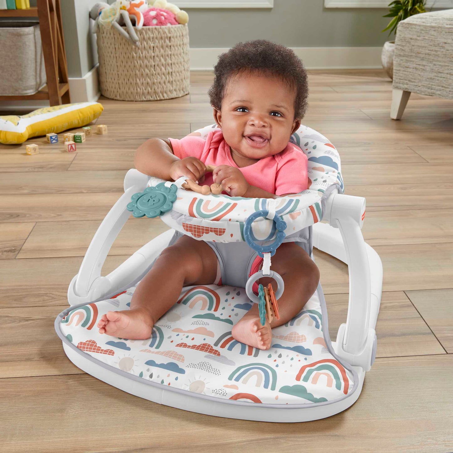 Fisher-Price  Siège Jeu et Confort  Averses Arc-en-Ciel