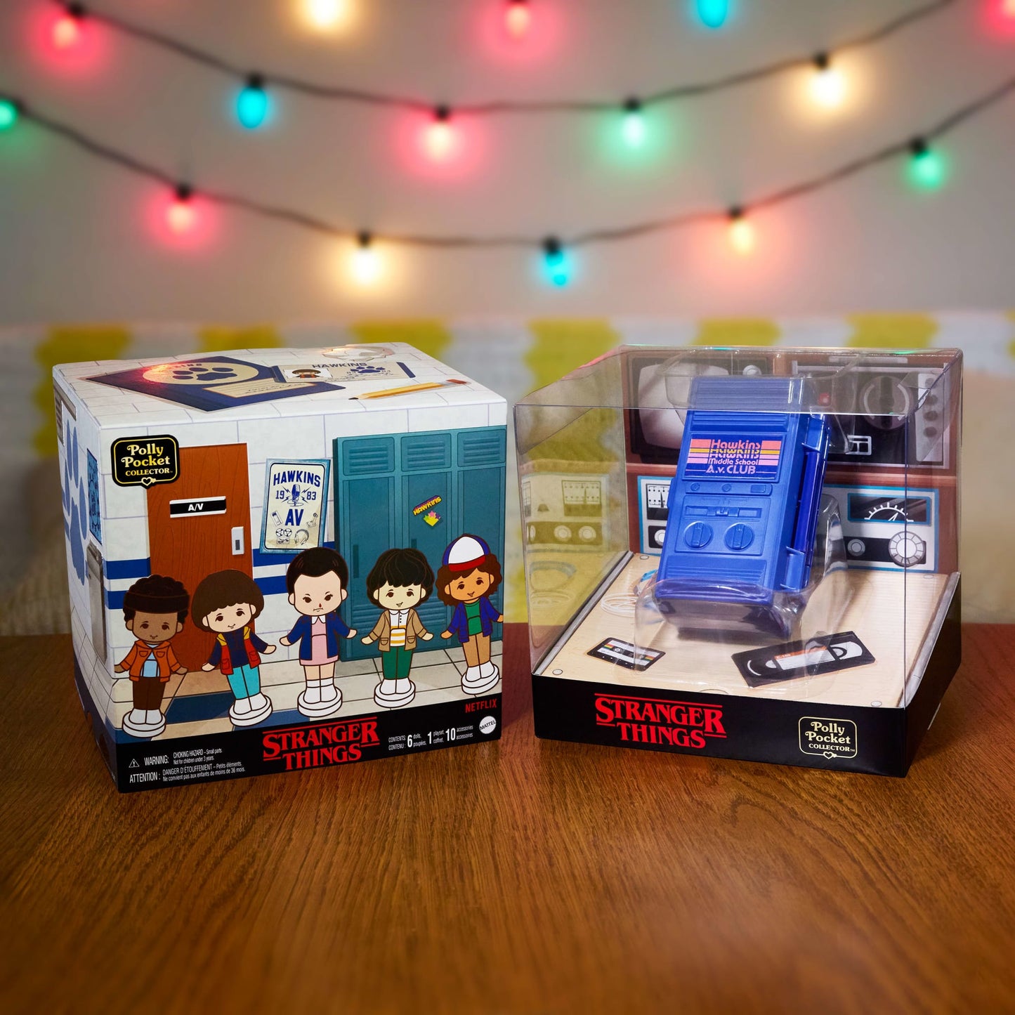 Polly Pocket Collector Stranger Things Compact, Special Edition Dolls And Playset