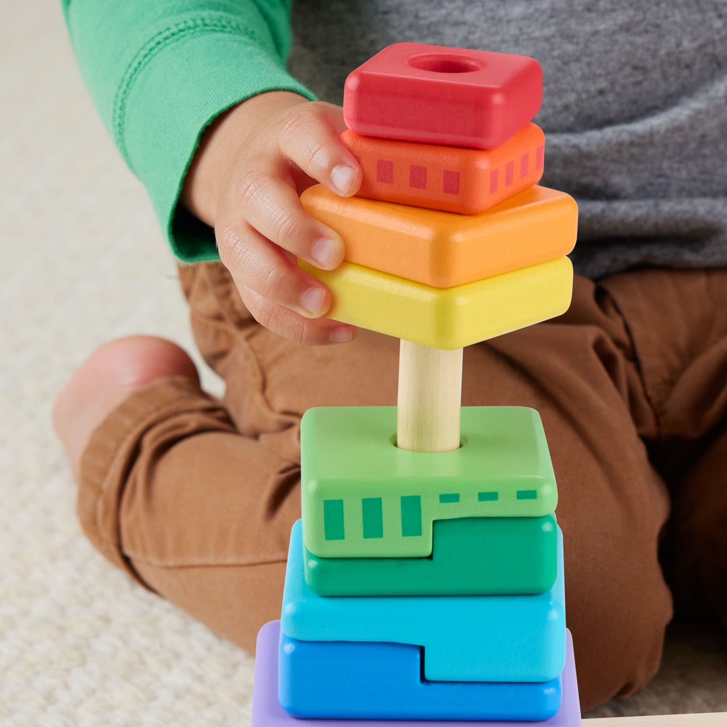 Fisher-Price Juguete para Bebés Torres de Actividades de Madera