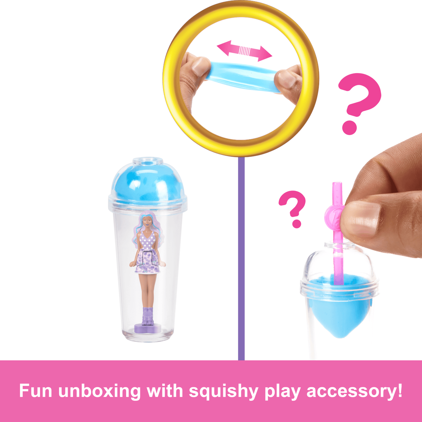 Barbie Mini Barbieland Pop Reveal Dolls, 1.5-inch Doll With Surprise Sensory Reveal