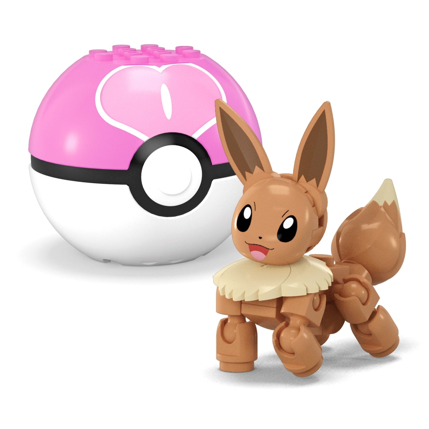 Mega  Pokémon  Figurines Articulées  Salamèche et Évoli, 40Pièces