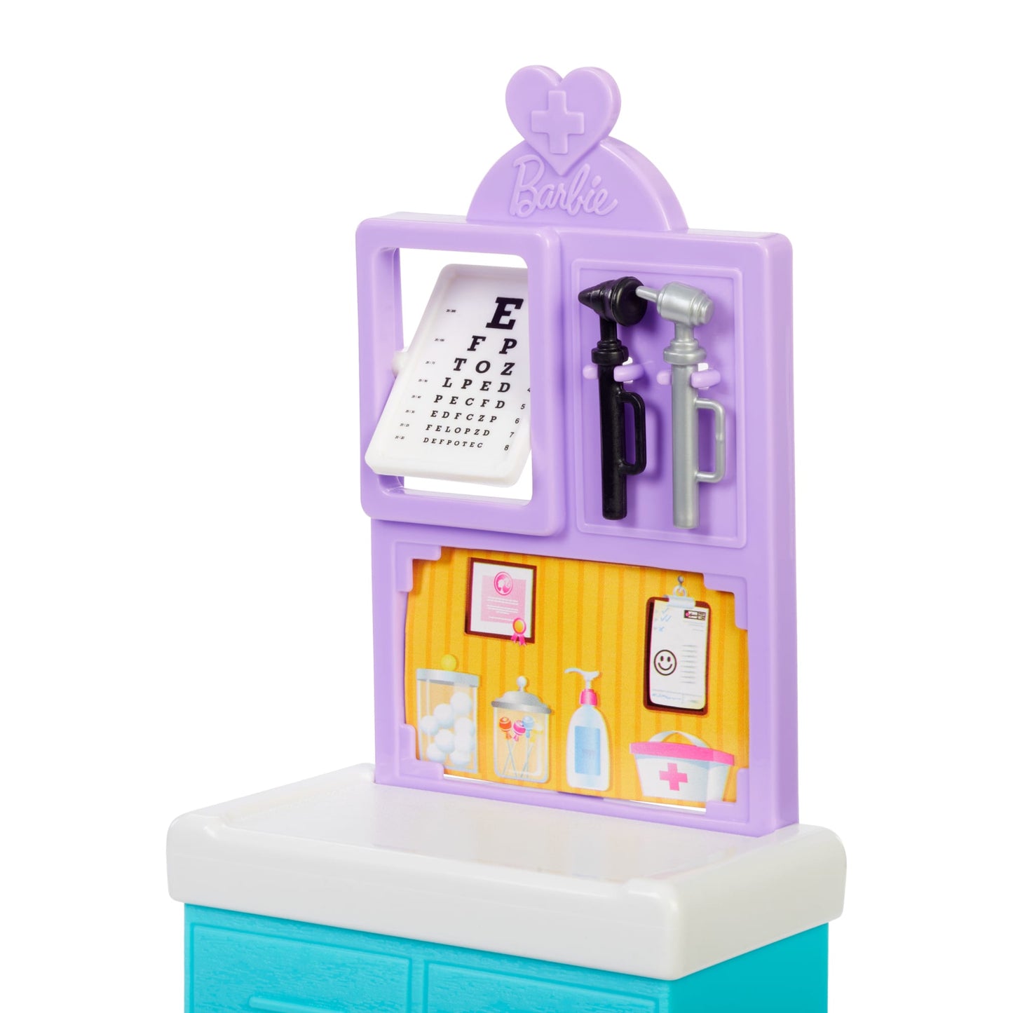 Barbie Pediatrician Doll And Doctor Playset With Accessories, Purple Scrubs, Barbie Toys