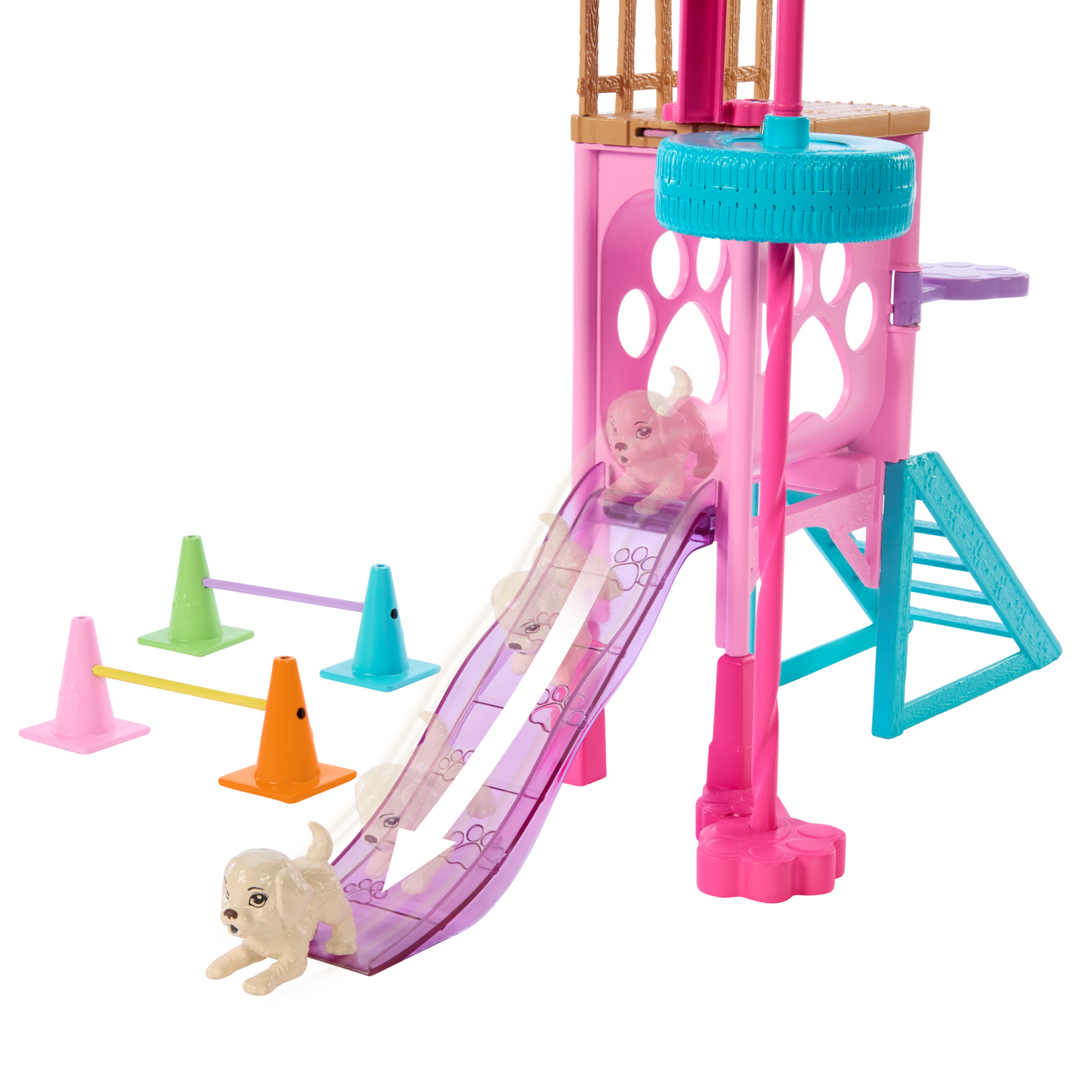 Barbie-Poupée et Coffret Parcours D’Obstacles