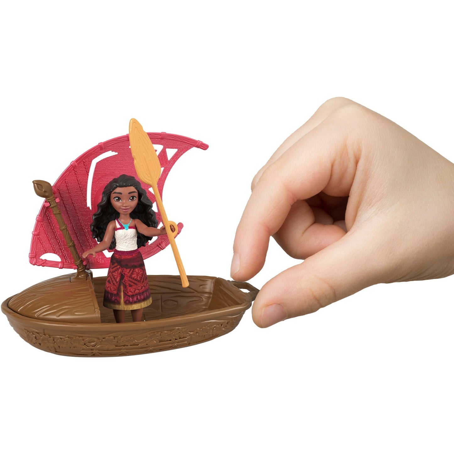 Moana 2 Set de Juego Canoa con Mini Muñeca Sorpresa y Accesorios