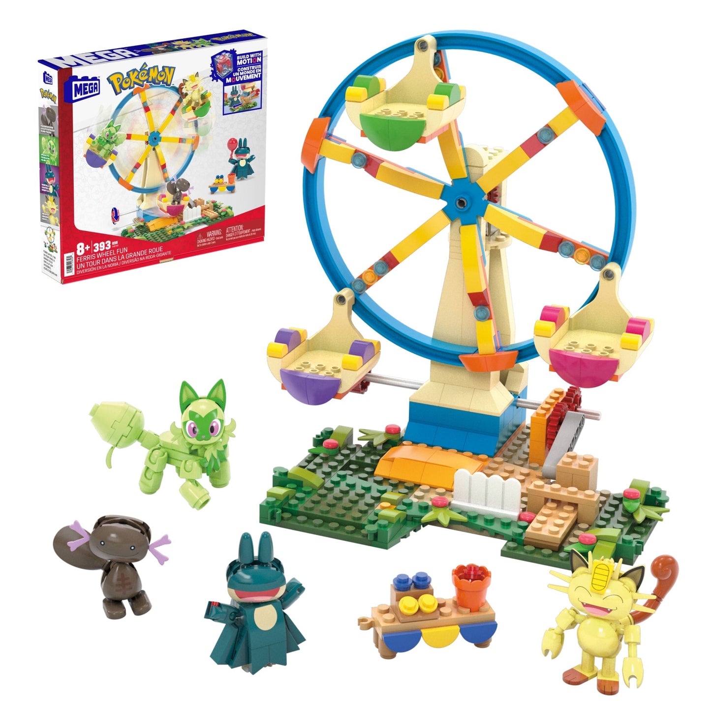 Mega Pokémon-Coffret La Grande Roue-Jouet à Construire