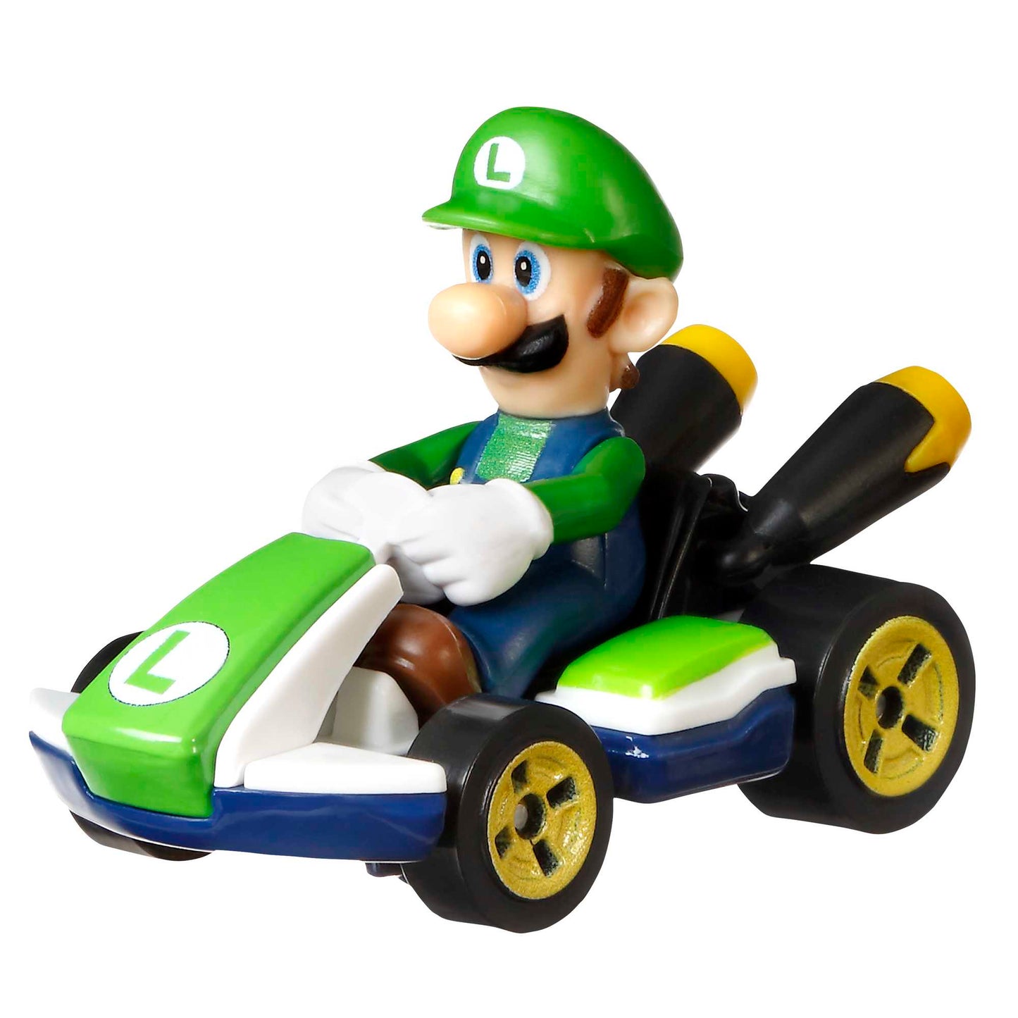 Hot Wheels Mario Kart Vehículo de Juguete Luigi Estándar Kart