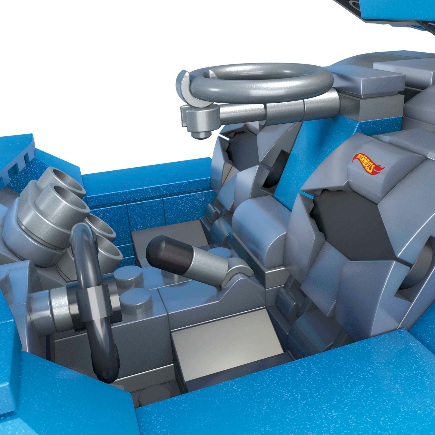 Mega Hot Wheels Coffret de Construction Voiture Twin Mill (635 Pièces) Pour Collectionneurs
