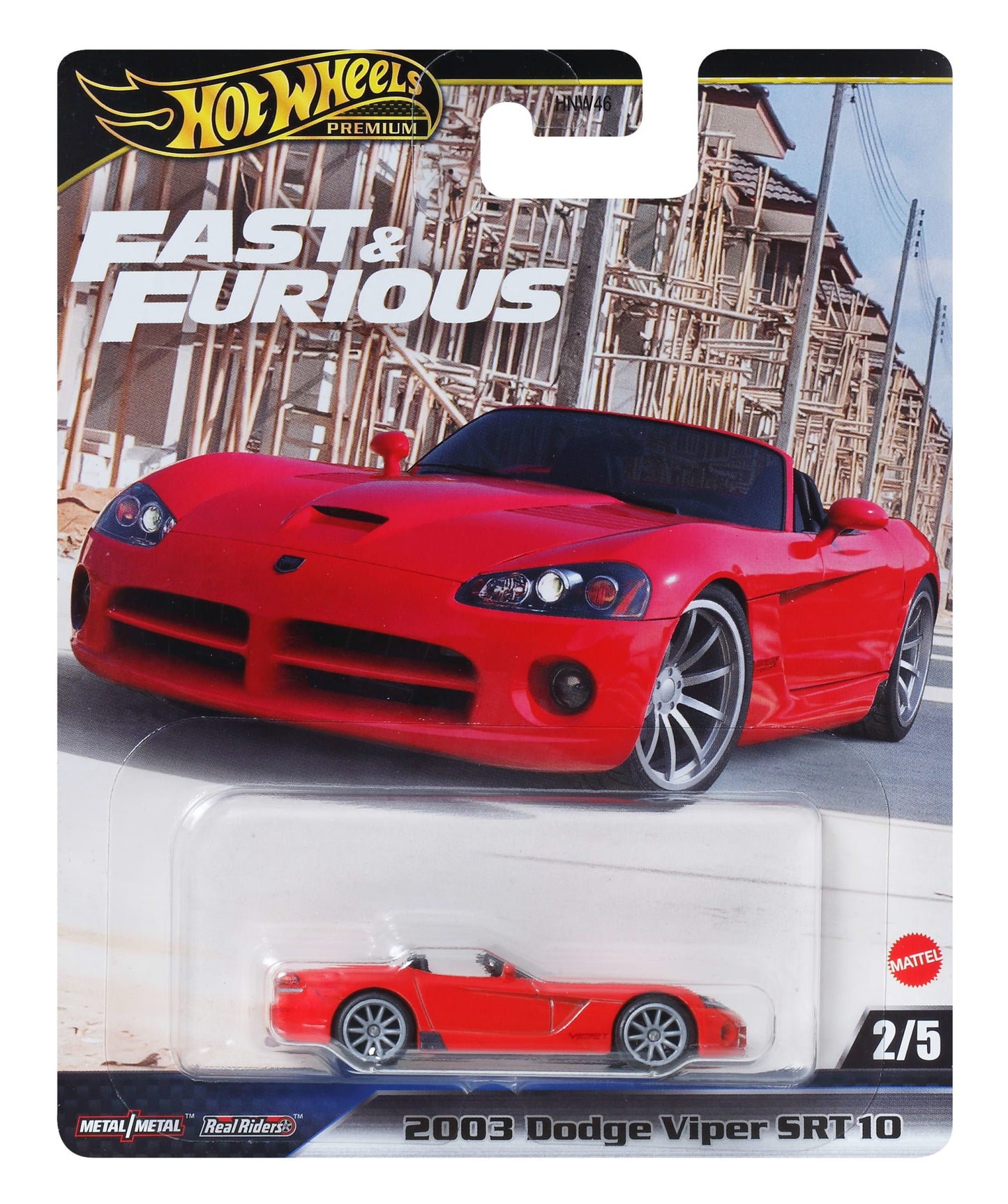 Hot Wheels Collector Vehículo de Colección Auto Fast & Furious 2003 Dodge Ciper SRT10