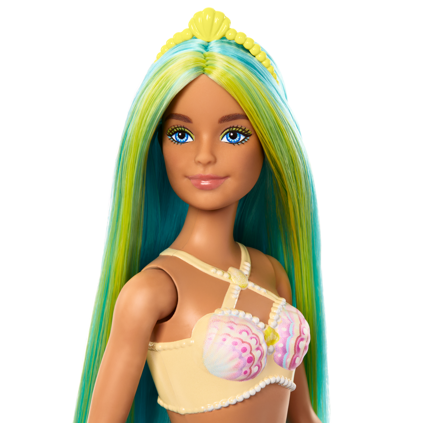 Barbie Mermaid Dolls With Colorful Hair, Tails And Headband Accessories