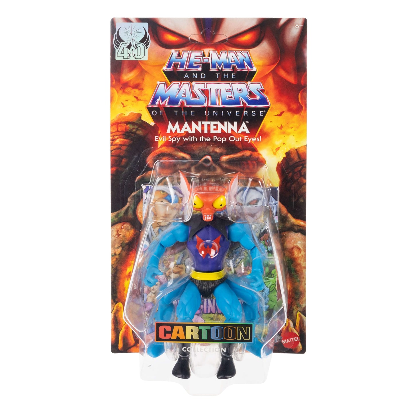 Masters of the Universe Origins Figura de Acción Cartoon Collection Mantenna de 5.5 pulgadas