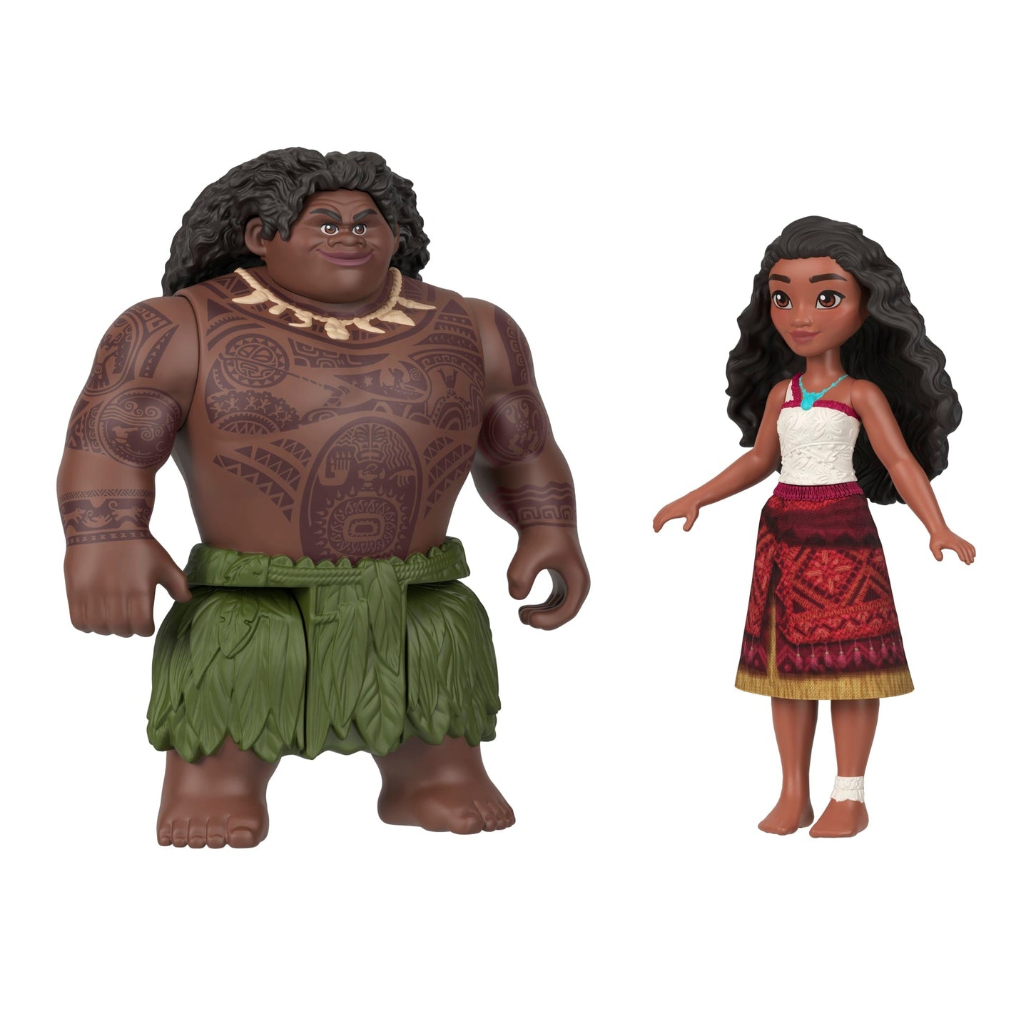 Disney Moana 2 Moana & Maui Ocean Adventures 2-Pack Small Dolls & Accessory Set