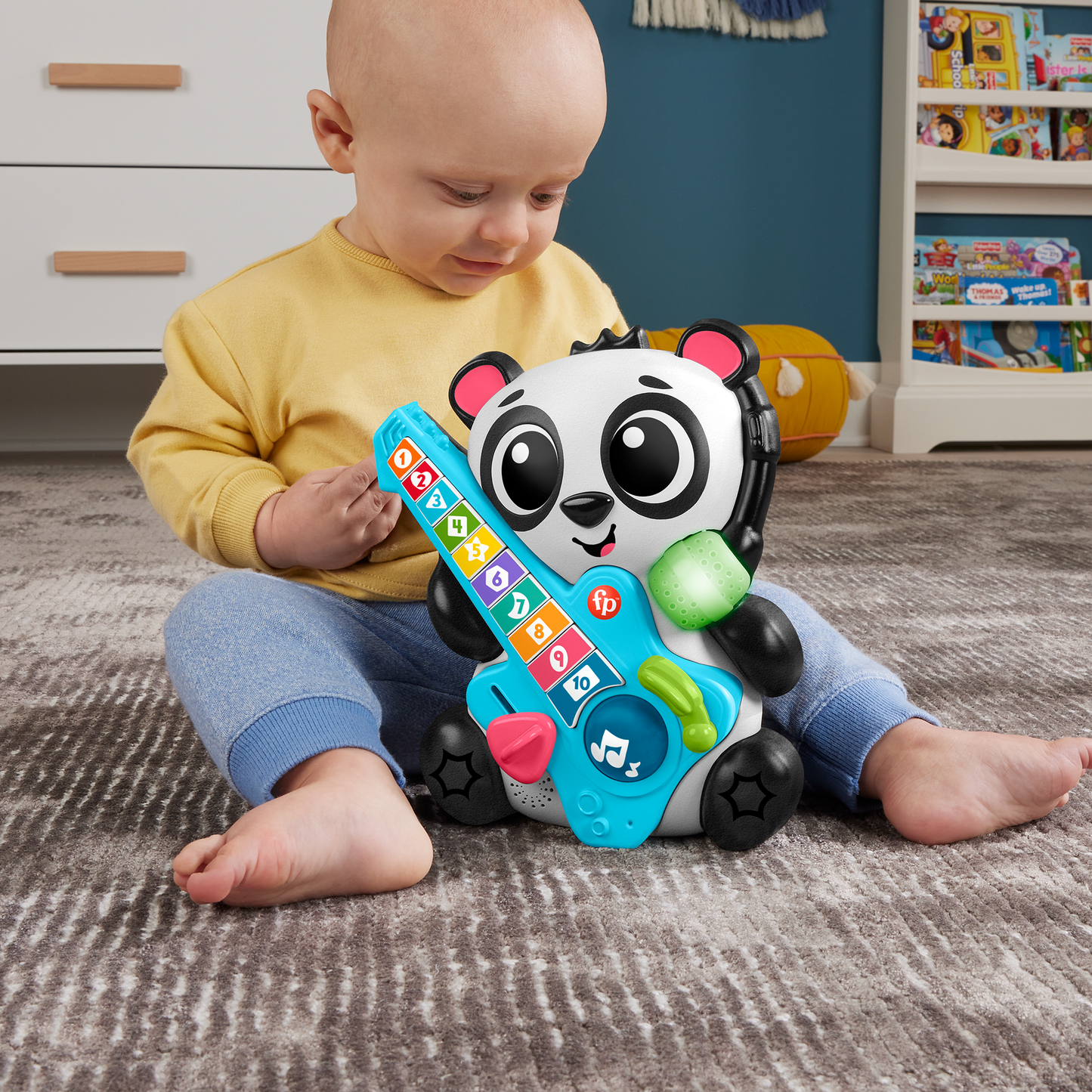 Fisher-Price Link Squad Panda Musique et Comptage, Musique, Lumières
