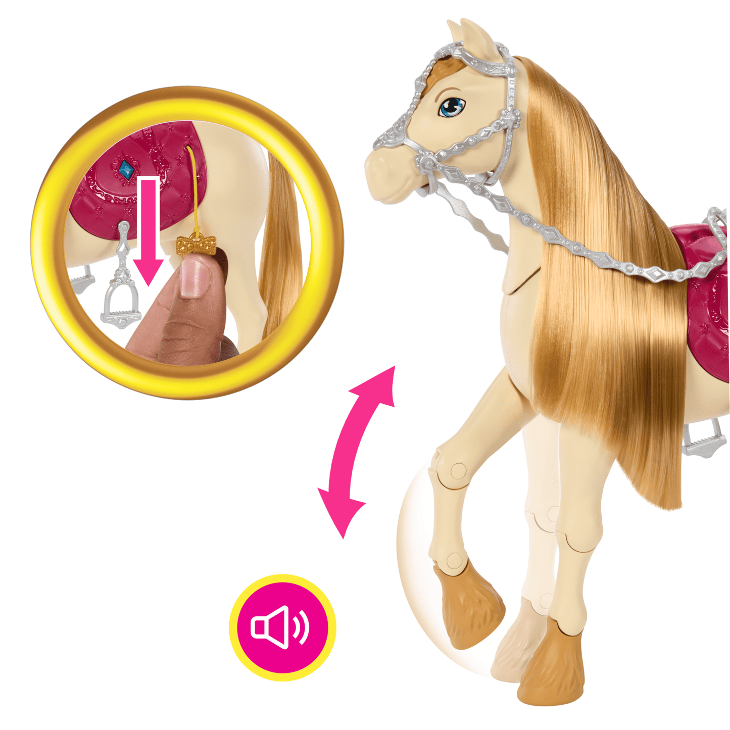 Barbie Detective La Gran Carrera de Caballos Set de Juego Caballo con Accesorios