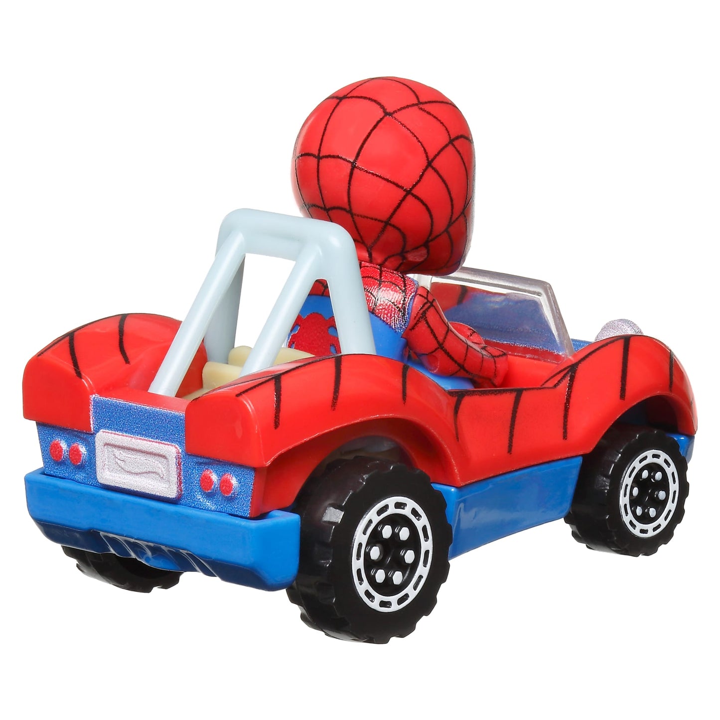 Hot Wheels RacerVerse Vehículo de Juguete Spider-Man en Spider Buggy