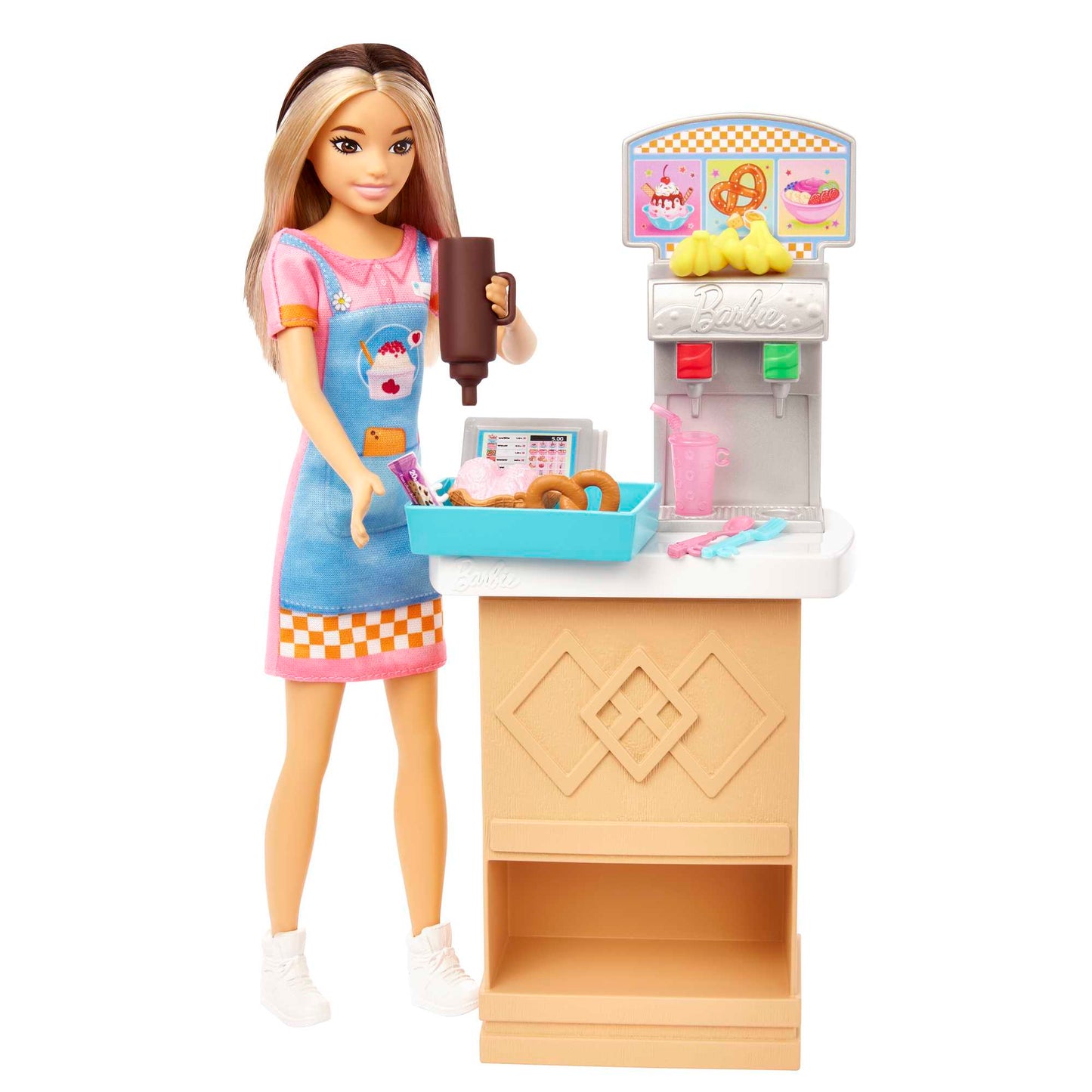 Barbie®-Skipper Premiers Jobs Coffret Snack-Bar, Avec Accessoires
