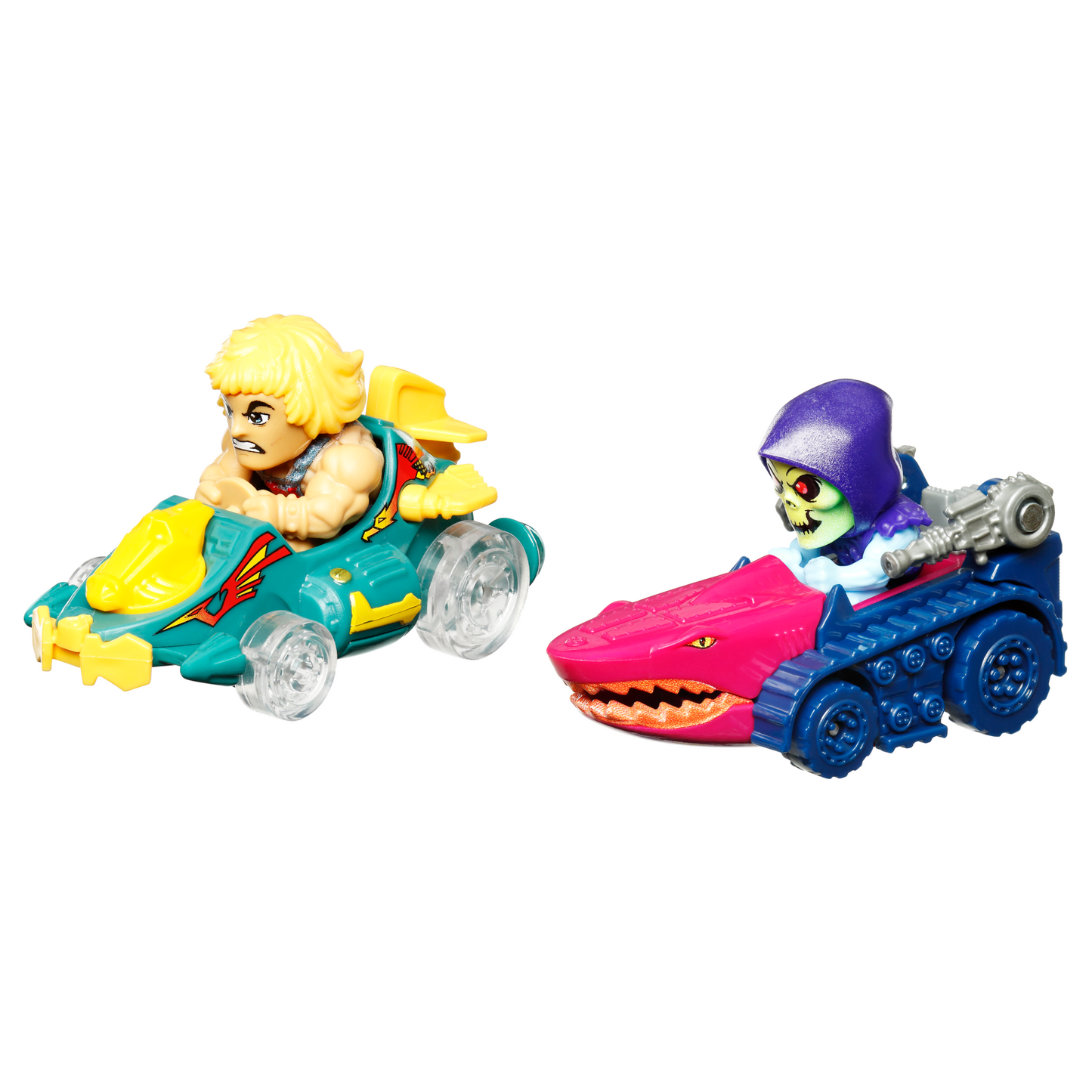 Hot Wheels RacerVerse Vehículo de Juguete He-Man y Skeletor