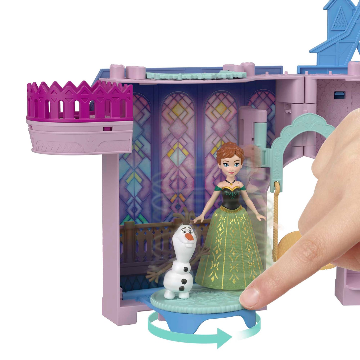 Disney Frozen Casa de Muñecas Castillo de Anna Apilable