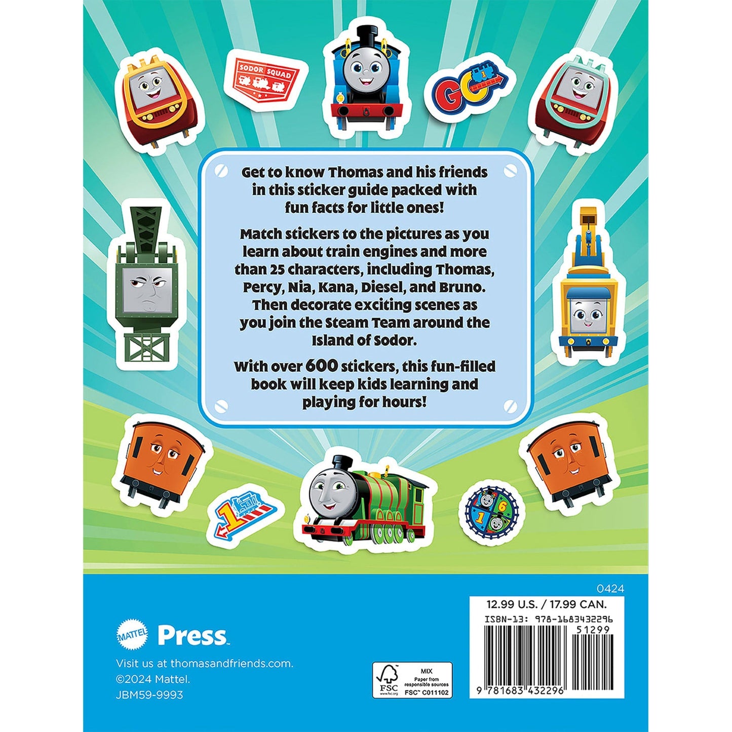 Thomas & Friends: Sticker Book (Ages 3 - 6)