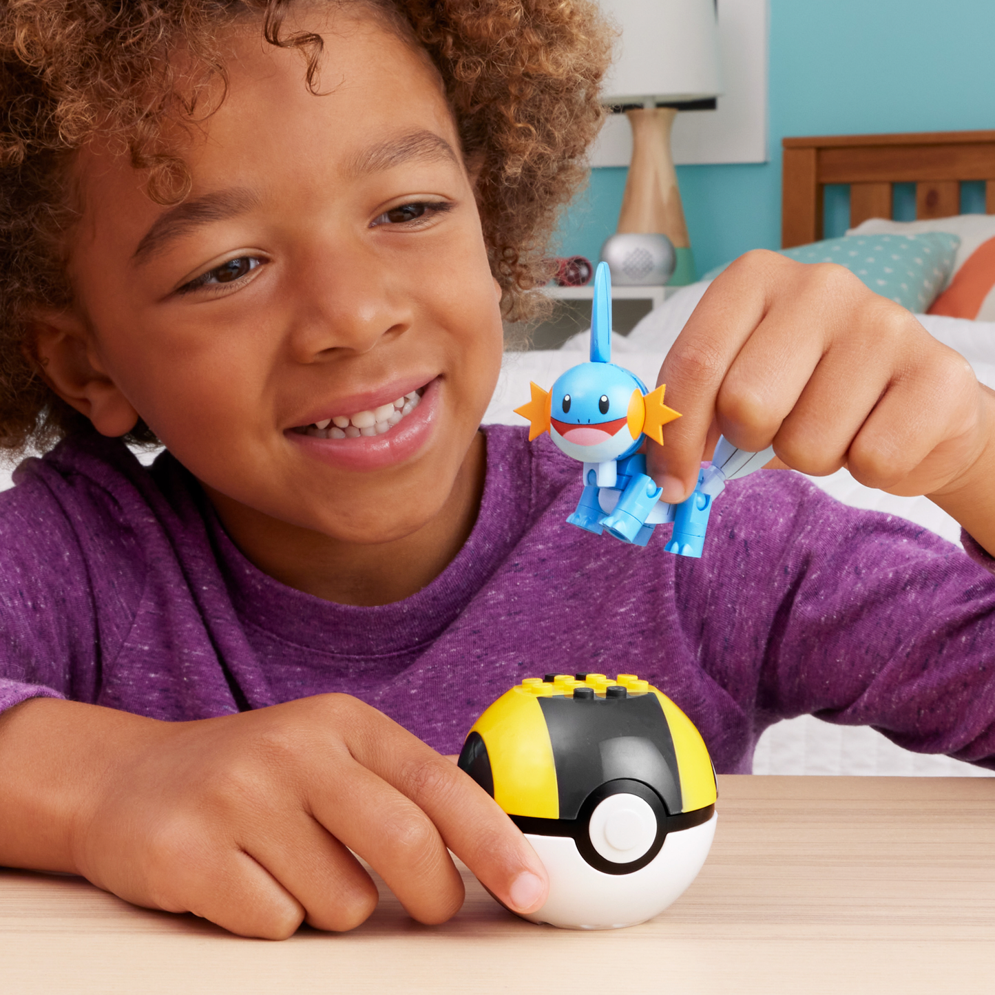 Mega  Pokémon  Figurine Articulée  Gobou, 31Pièces