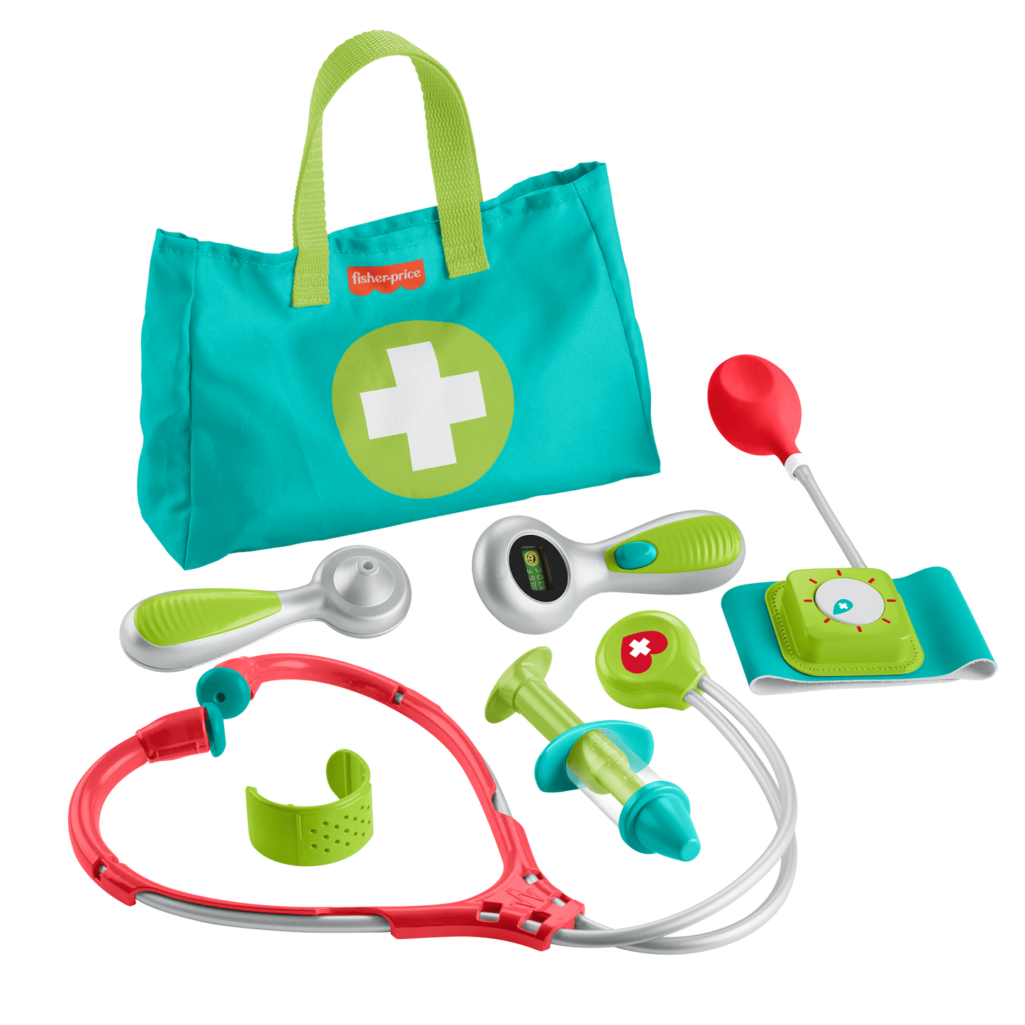 Fisher-Price  Trousse de Médecin, 7Éléments, Jeu Préscolaire