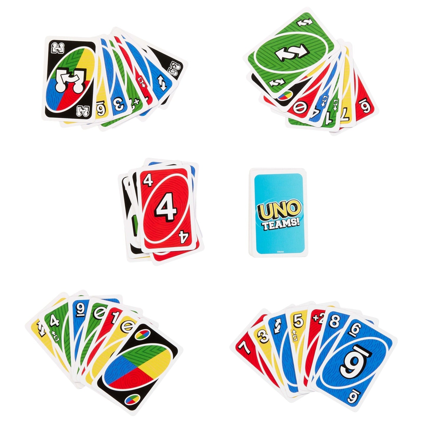 UNO Juego de Cartas Teams