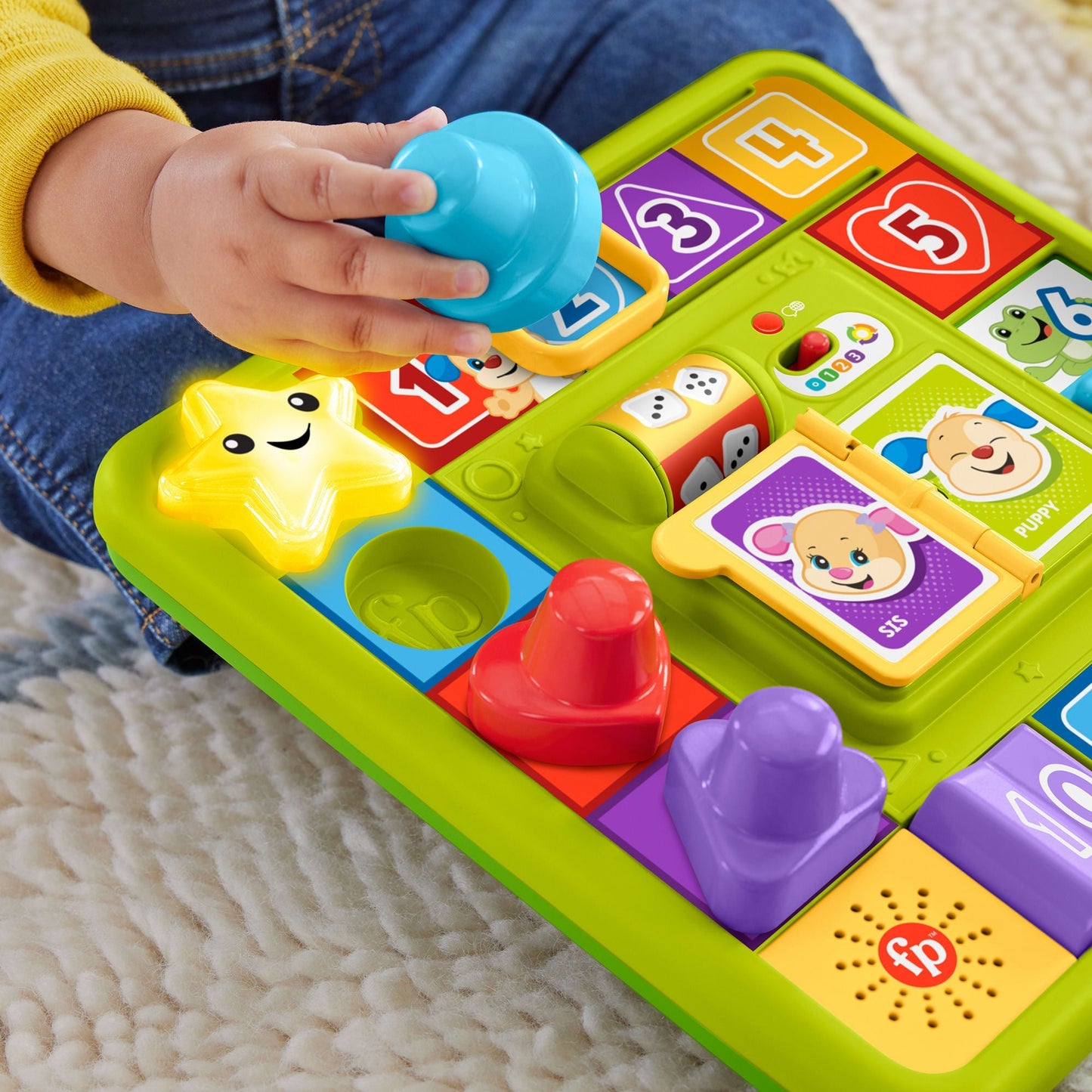 Fisher-Price Rires et Éveil Plateau de Jeux et D’Activités de Puppy