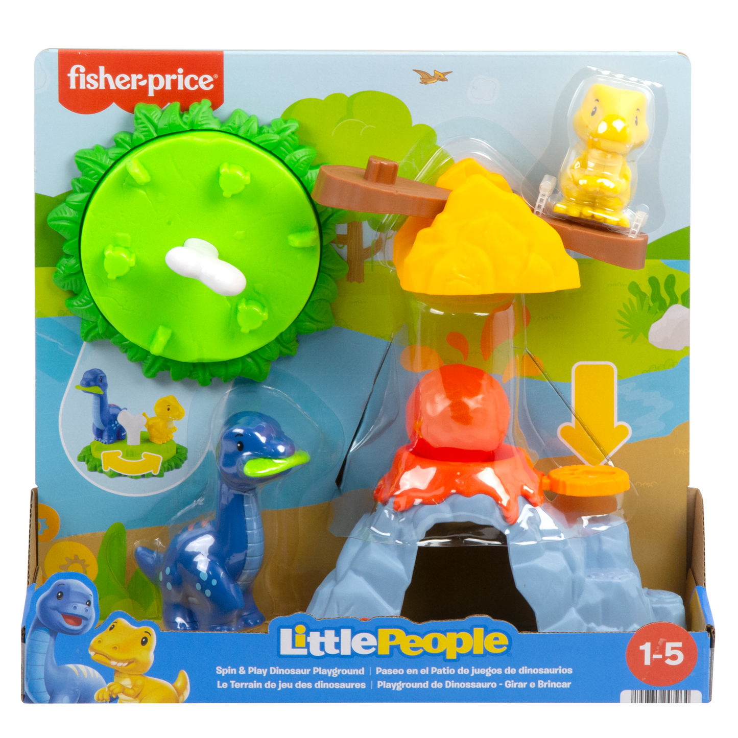 Fisher-Price  Little People  Le Terrain de Jeu des Dinosaures