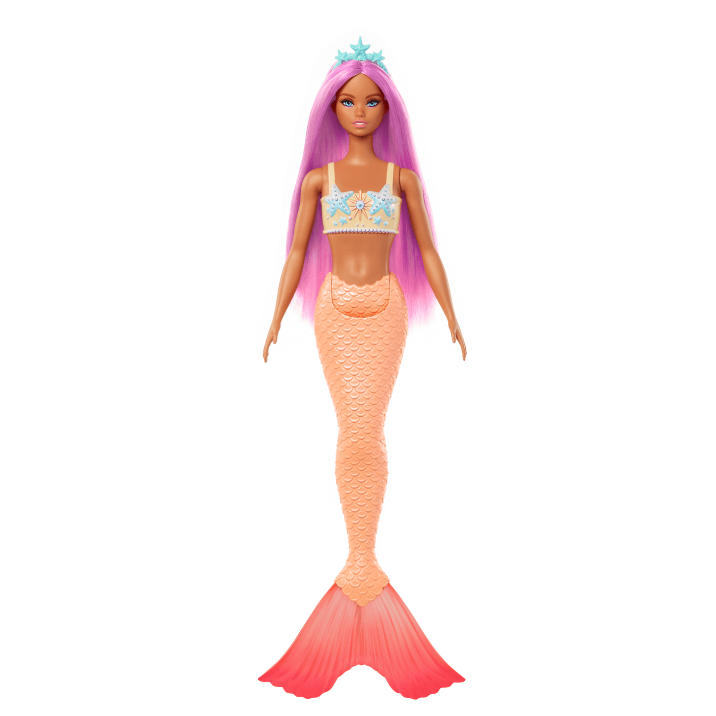 Barbie-Poupées Sirènes Avec Cheveux et Nageoire Colorés et Serre-Tête