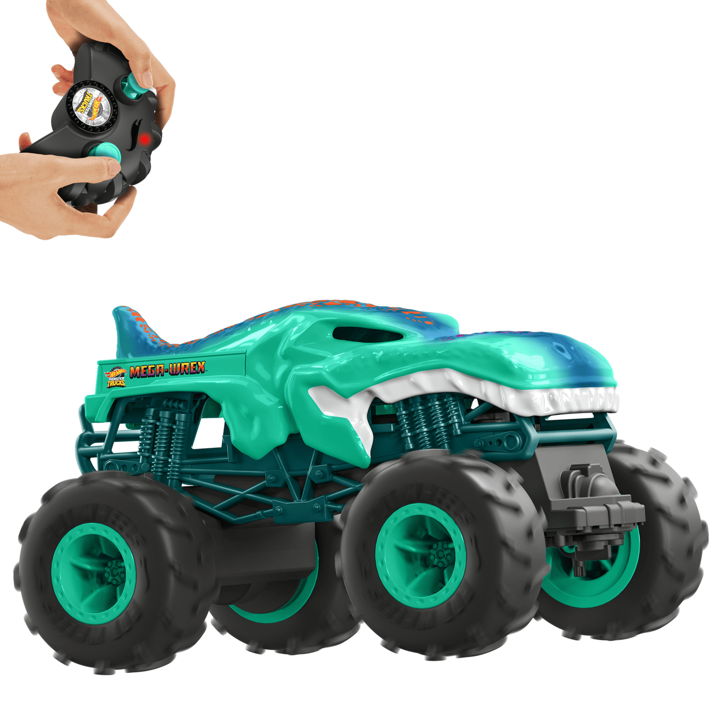 Hot Wheels Monster Trucks Vehículo a Control Remoto Mega Wrex Escala 1:24