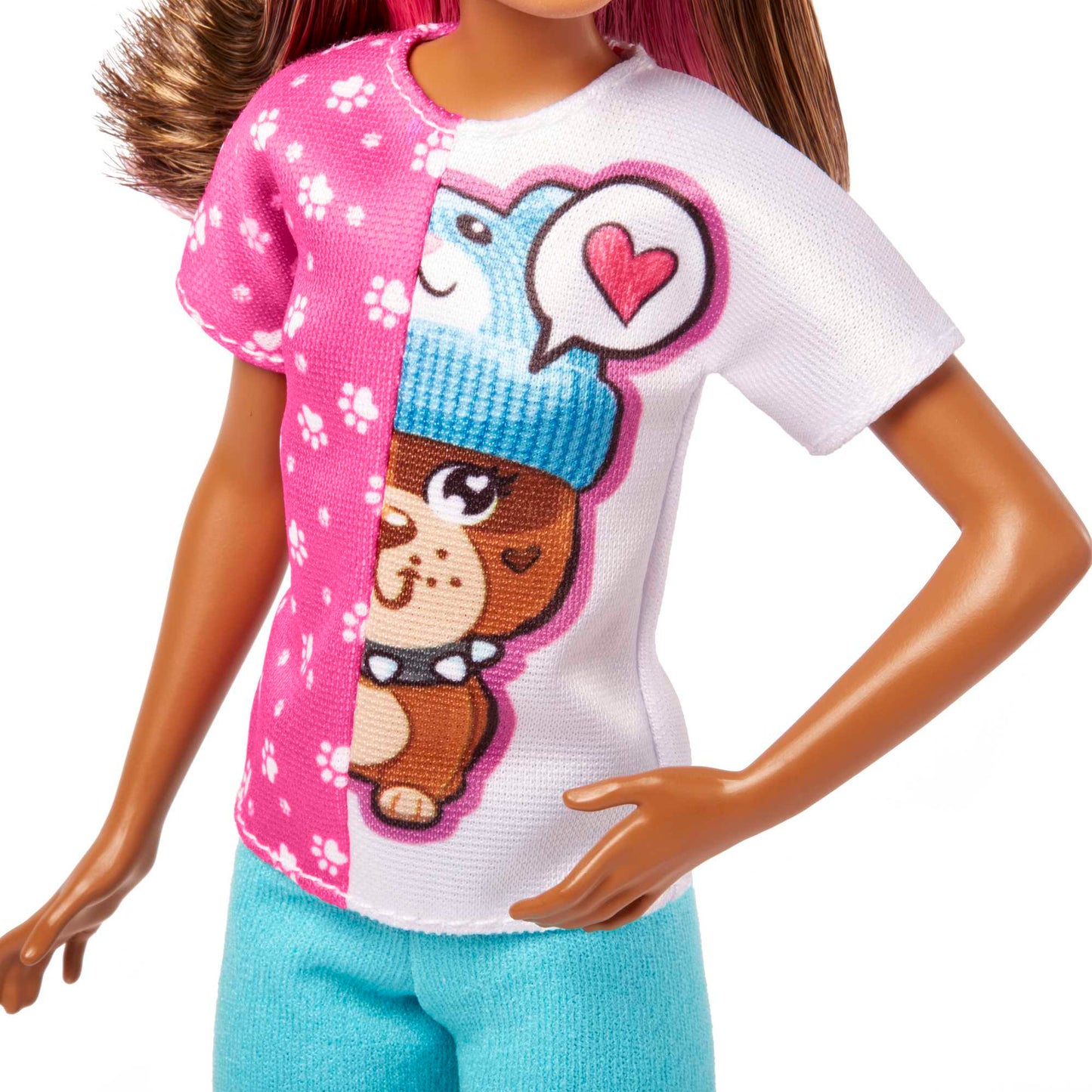 Barbie Toys, Skipper Doll And Dog Walker Set With Puppy And Accessories, First Jobs