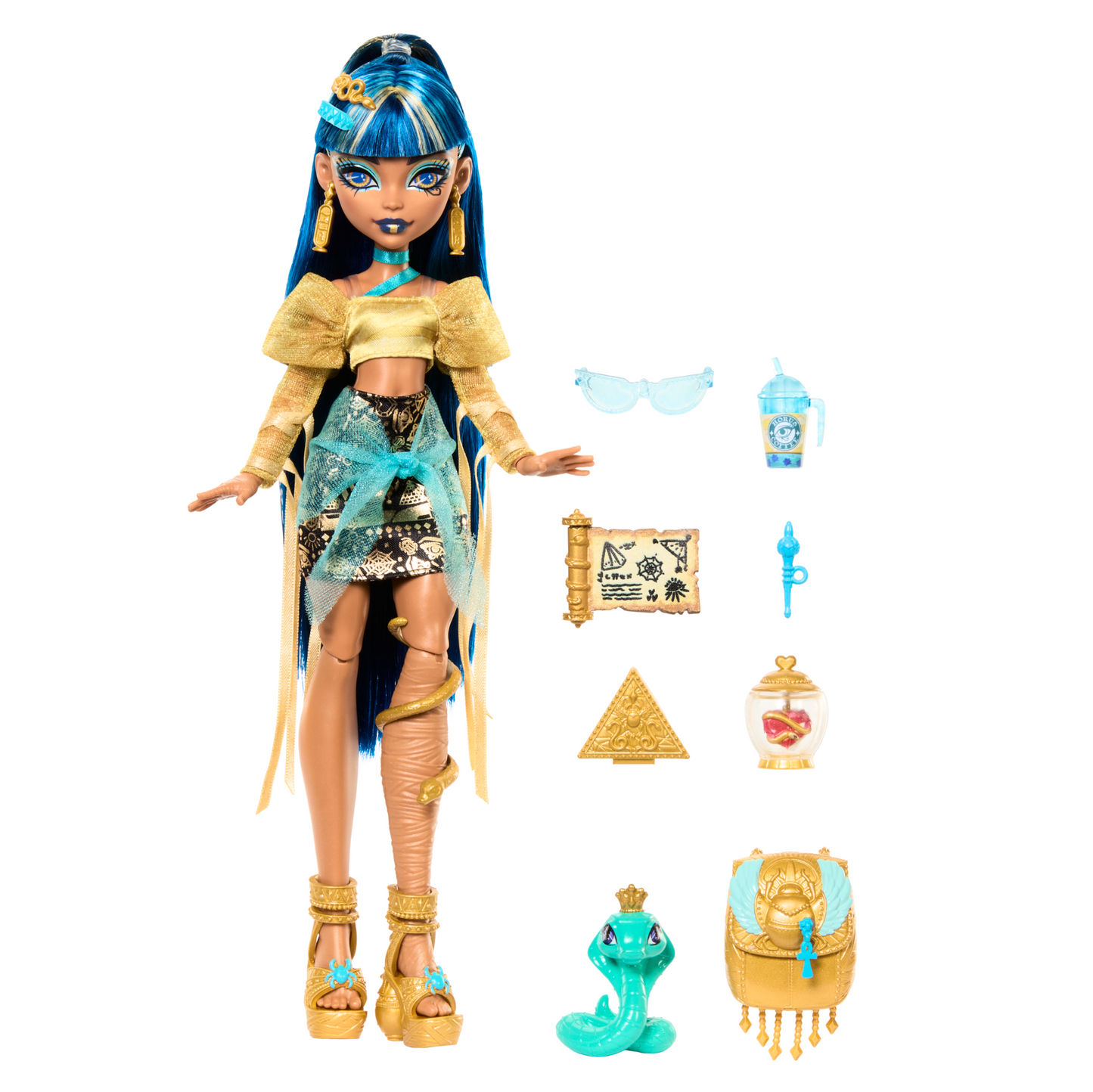 Monster High Boneca Cleo Novo Visual
