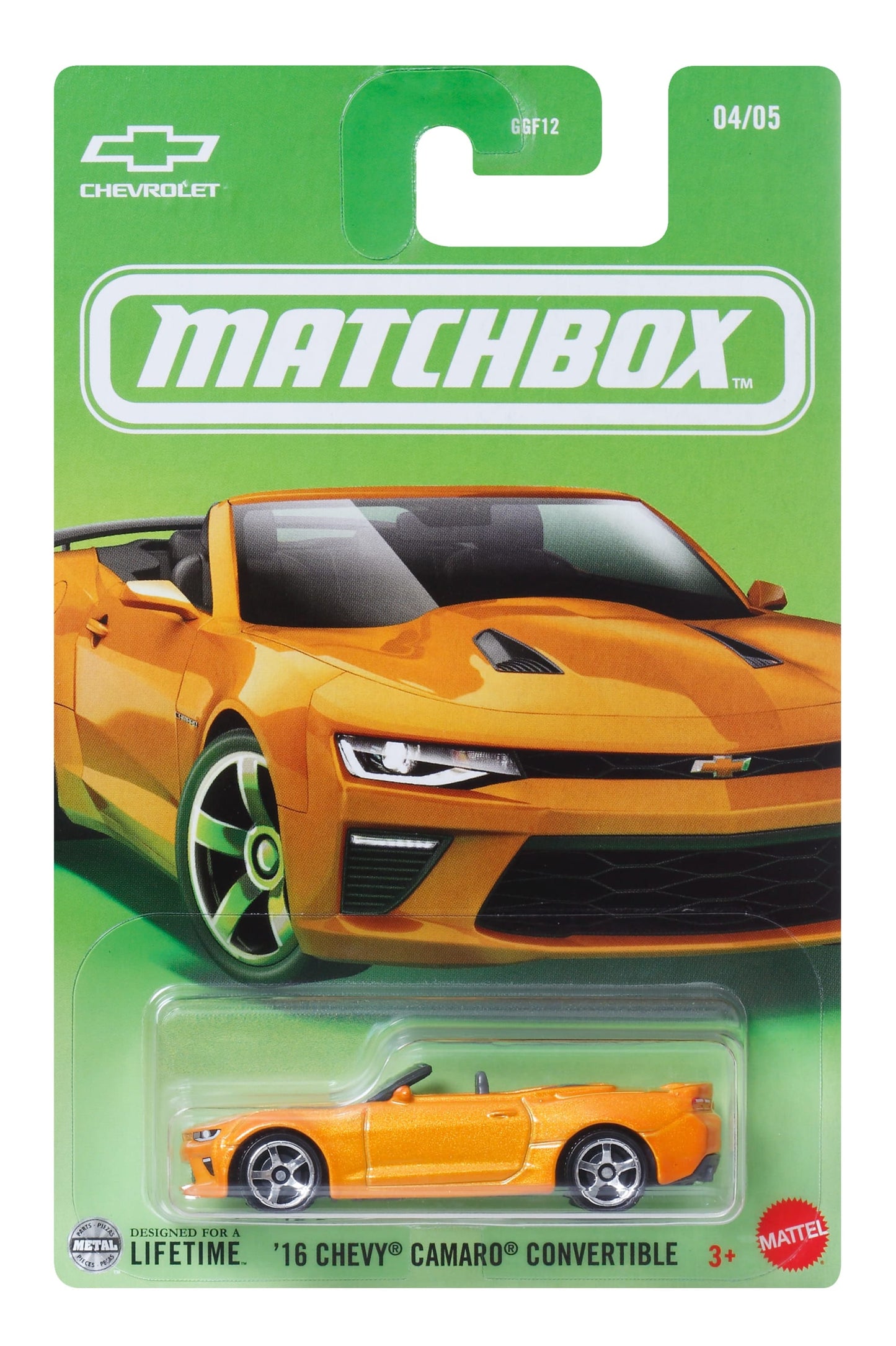Matchbox Diecast Vehículo de Juguete '16 Camaro Convertible