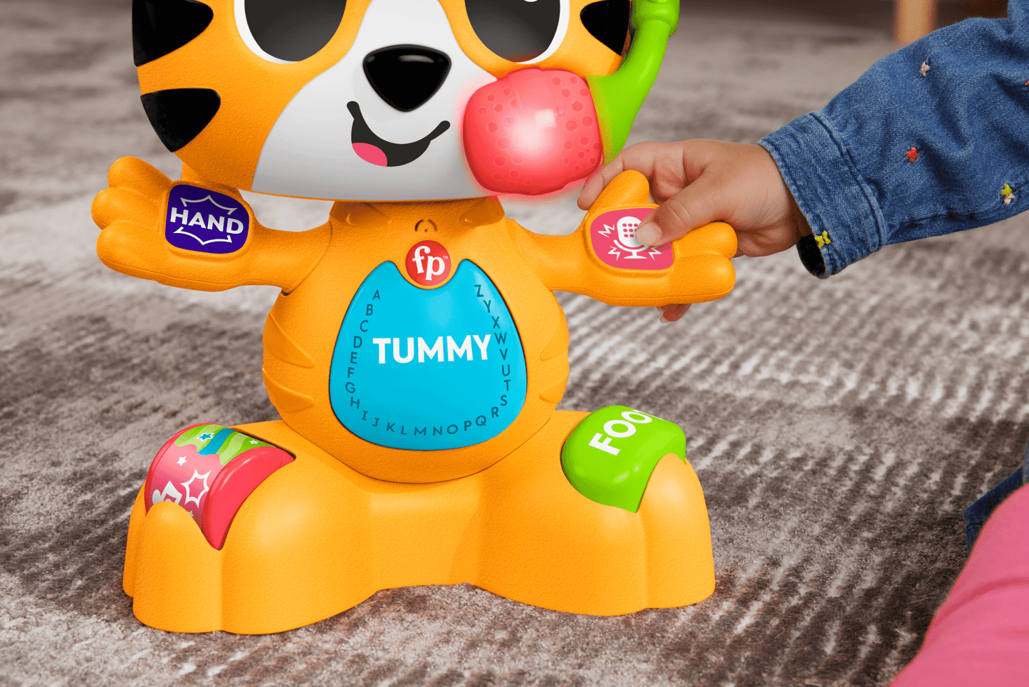 Fisher-Price Juguete para Bebés Escuadrón Musical Tigre Canta Conmigo