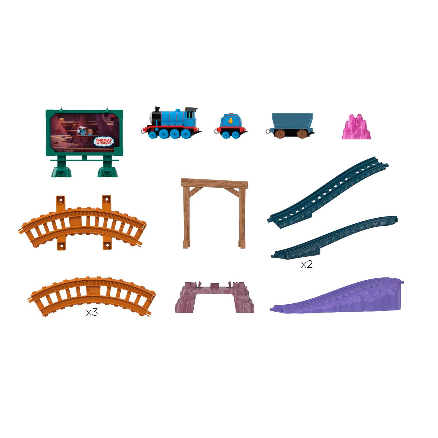 Thomas et ses Amis Coffret Train/Piste Gordon Dans Les Vieilles Mines