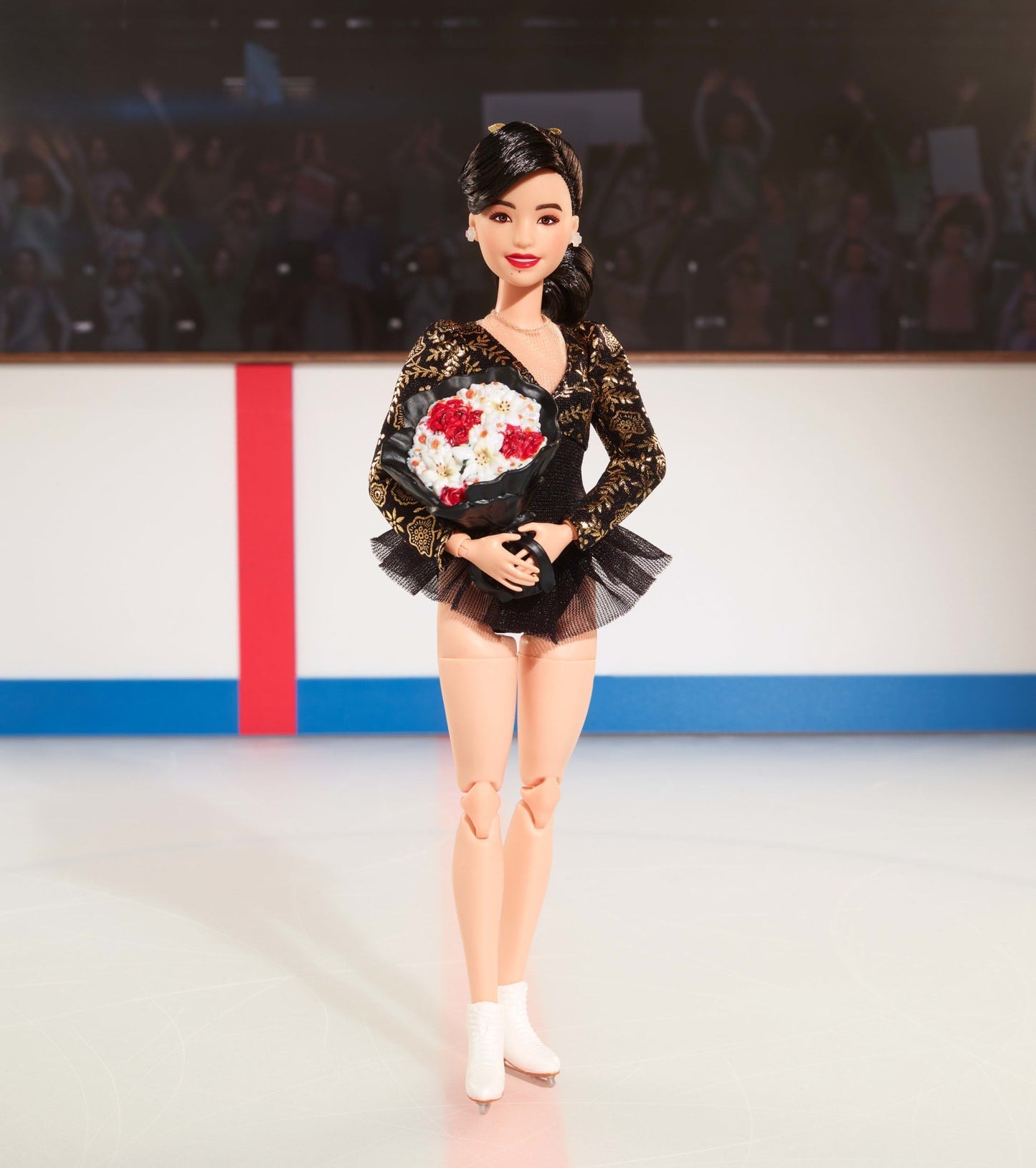 Barbie Inspiring Women Kristi Yamaguchi Collectible Doll in 1992 Winter Olympics Fashion
