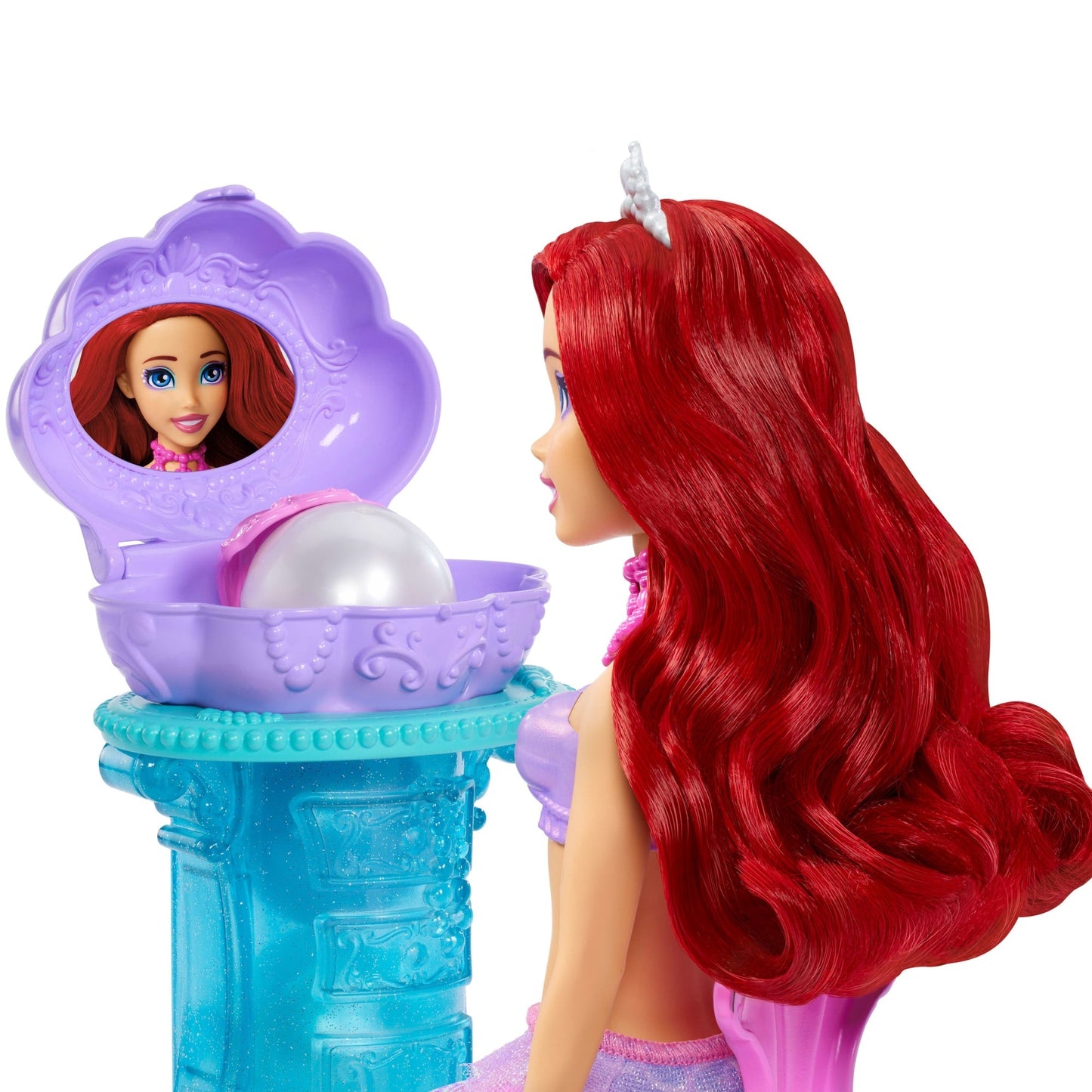 Disney Princess Ariel Vanity Pop Mermaid Fashion Doll & Vanity With 5 Pop-Up Surprises
