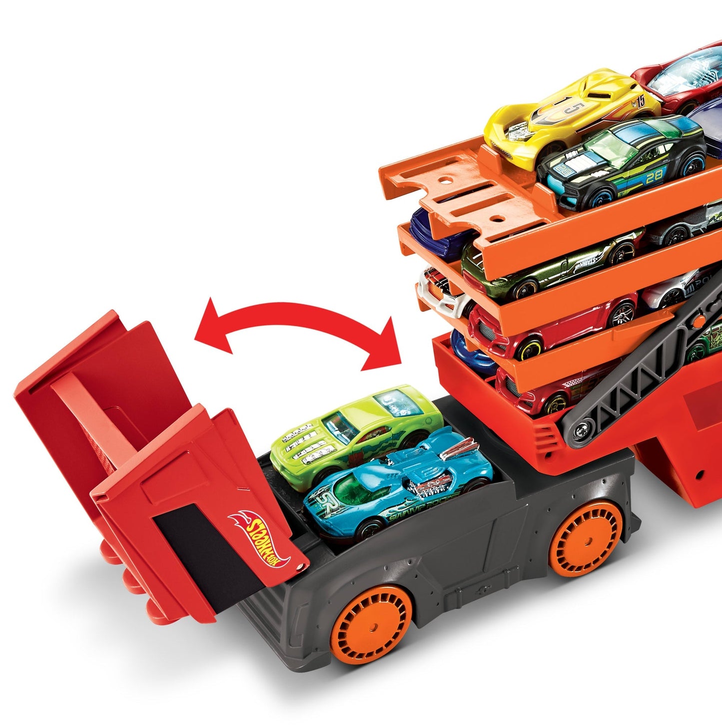 Hot Wheels City Pista de Juguete Mega Remolque