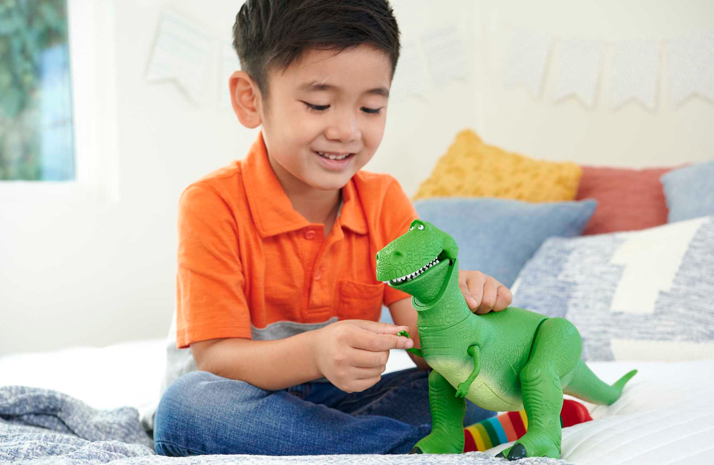Disney Pixar Toy Story Figura de Acción Rex con Frases y Sonidos 12