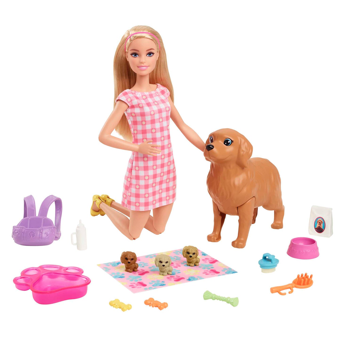 Barbie Set de Juego Cachorros Recién Nacidos