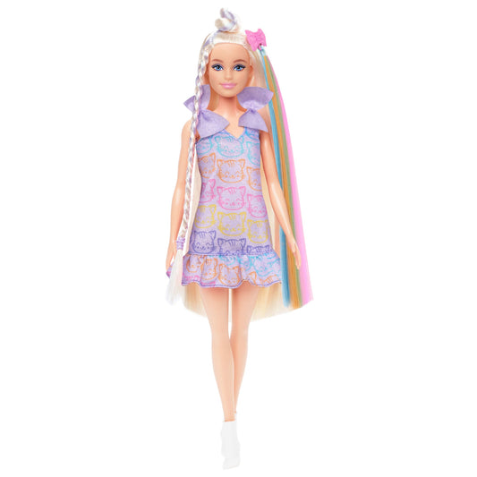 Barbie Fun & Fancy Doll & Accessories, Blonde Fashion Doll With Extra-Long Hair & 2 Looks