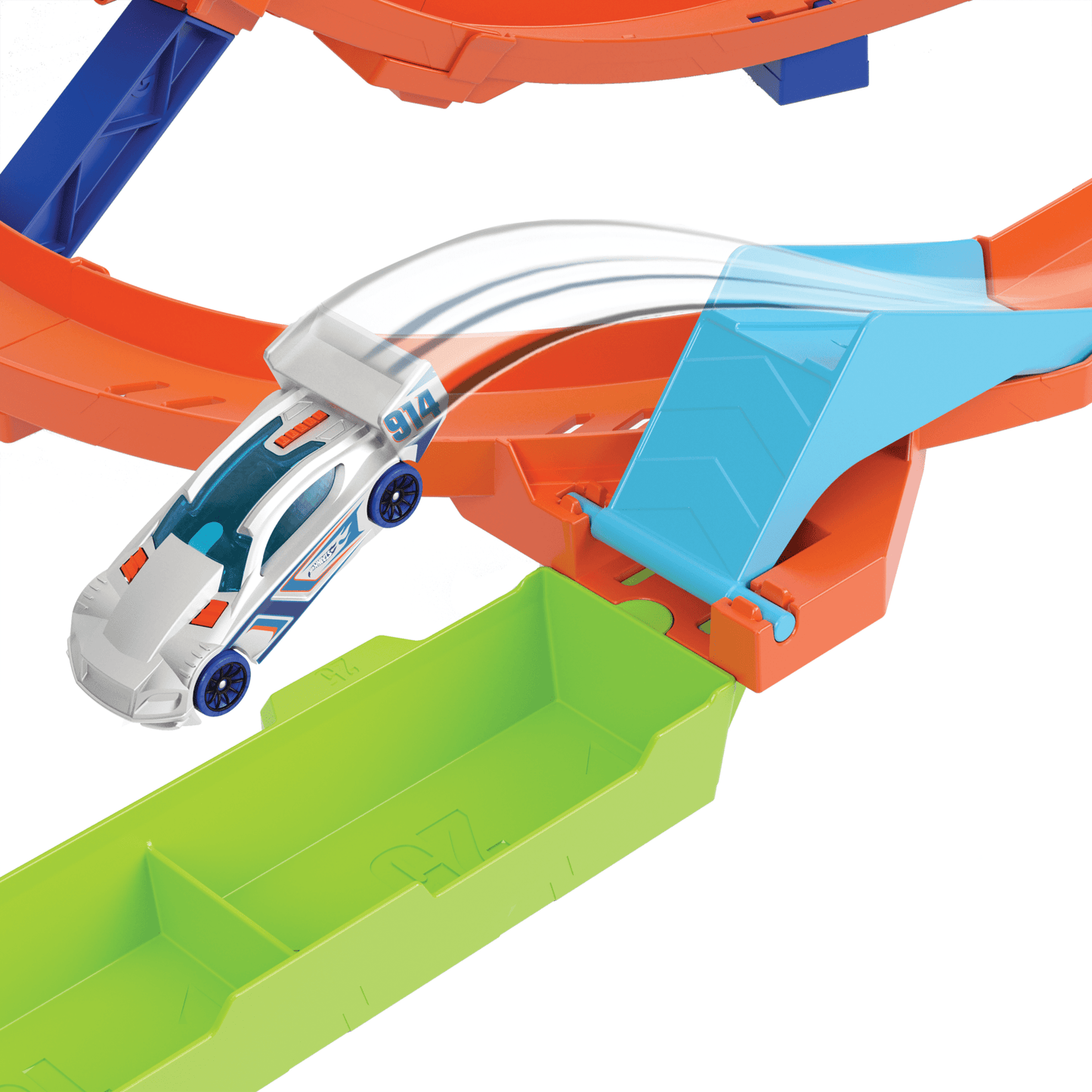 Hot Wheels  Action  Défi Boucle Cyclone, Véhicule à L’Échelle1:64