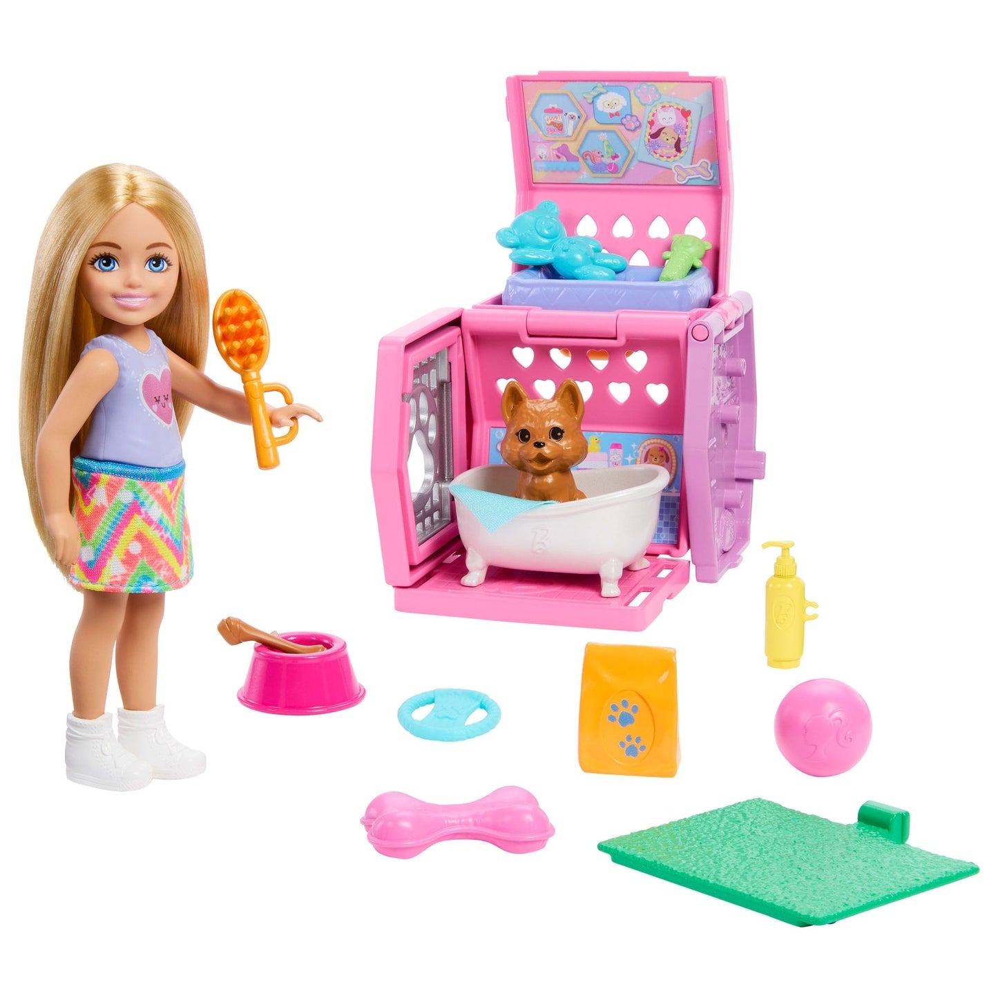 Barbie®  Chelsea™  Coffret de Jeu  Cage de Transport Pour Chiot