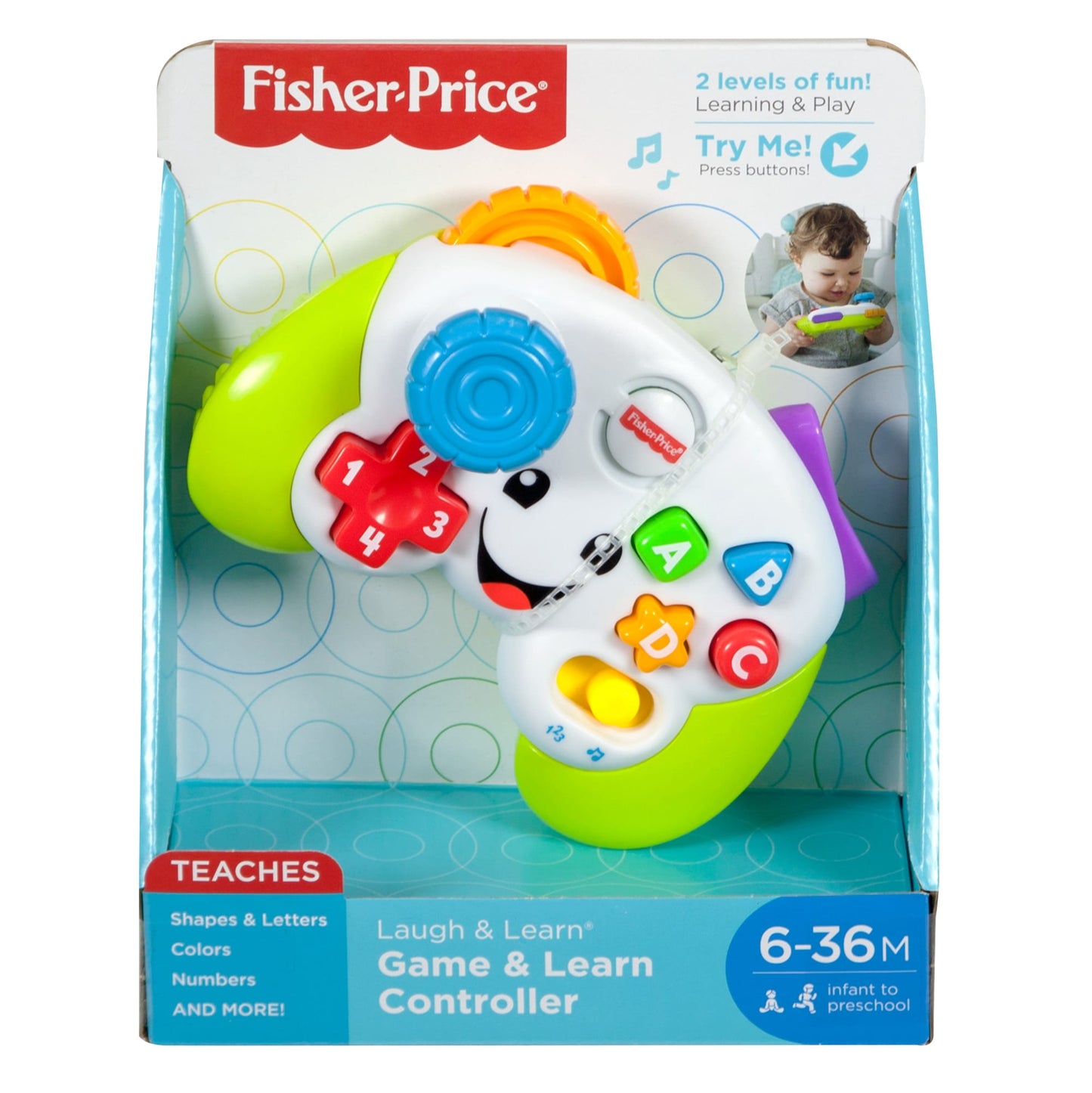 Fisher-Price Aprender e Brincar Brinquedo para Bebês Controle Videogame