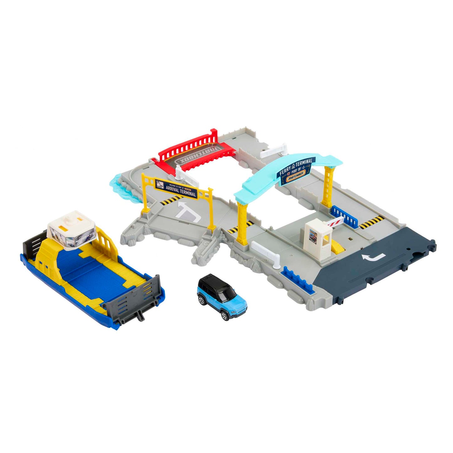 Matchbox Conjunto de Brinquedo Ação Porto de Balsa